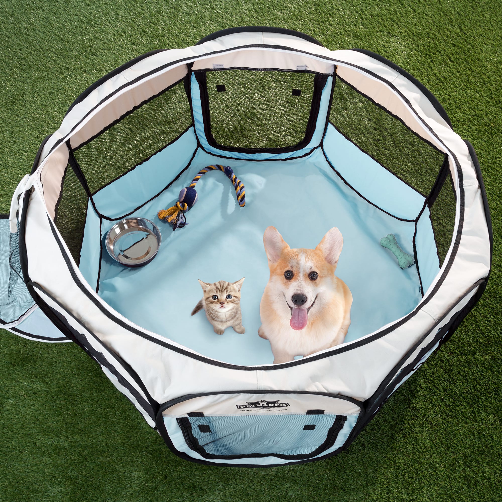 PETMAKER Portable Pop Up Pet Play Pen 