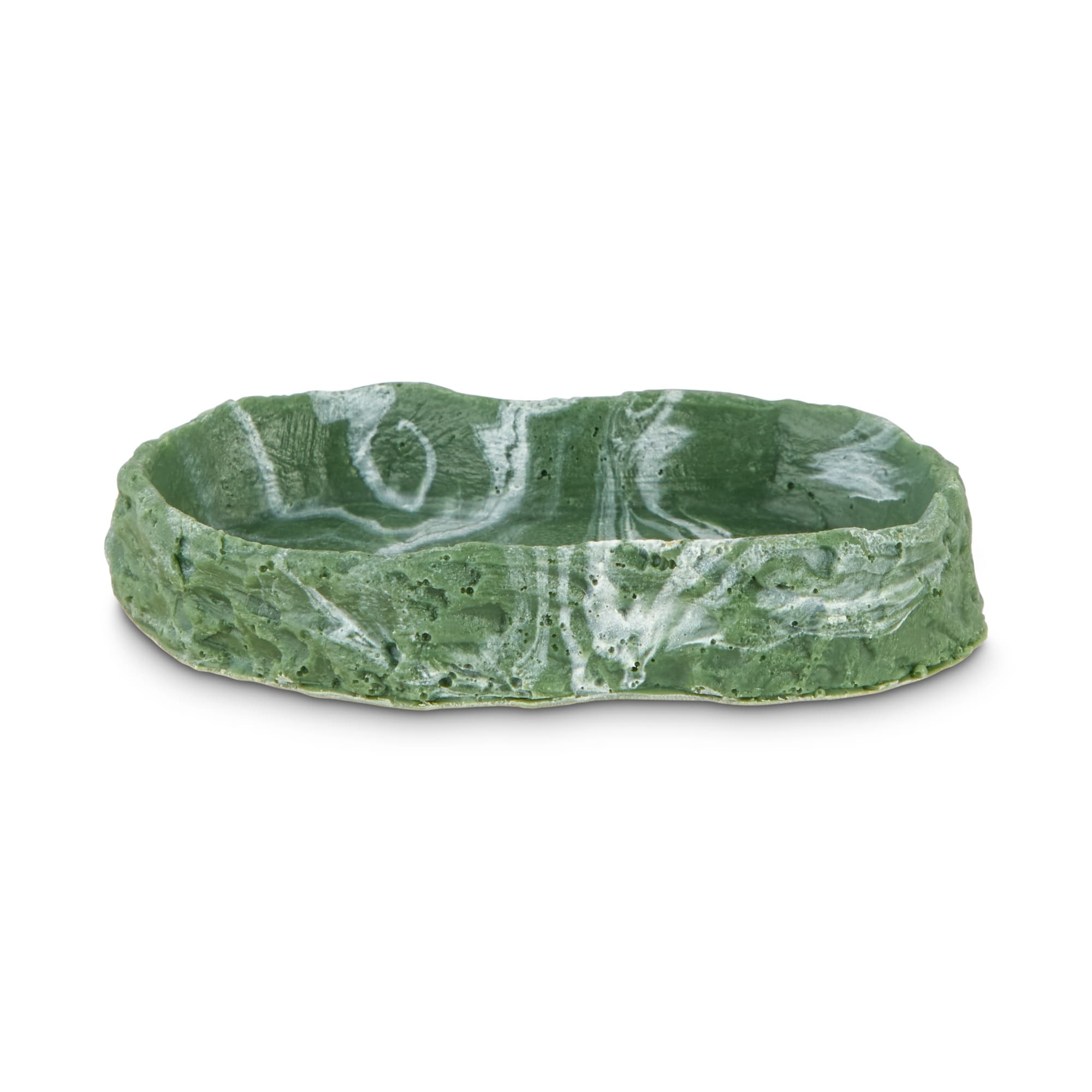 Imagitarium Green Marbled Reptile Dish, Small