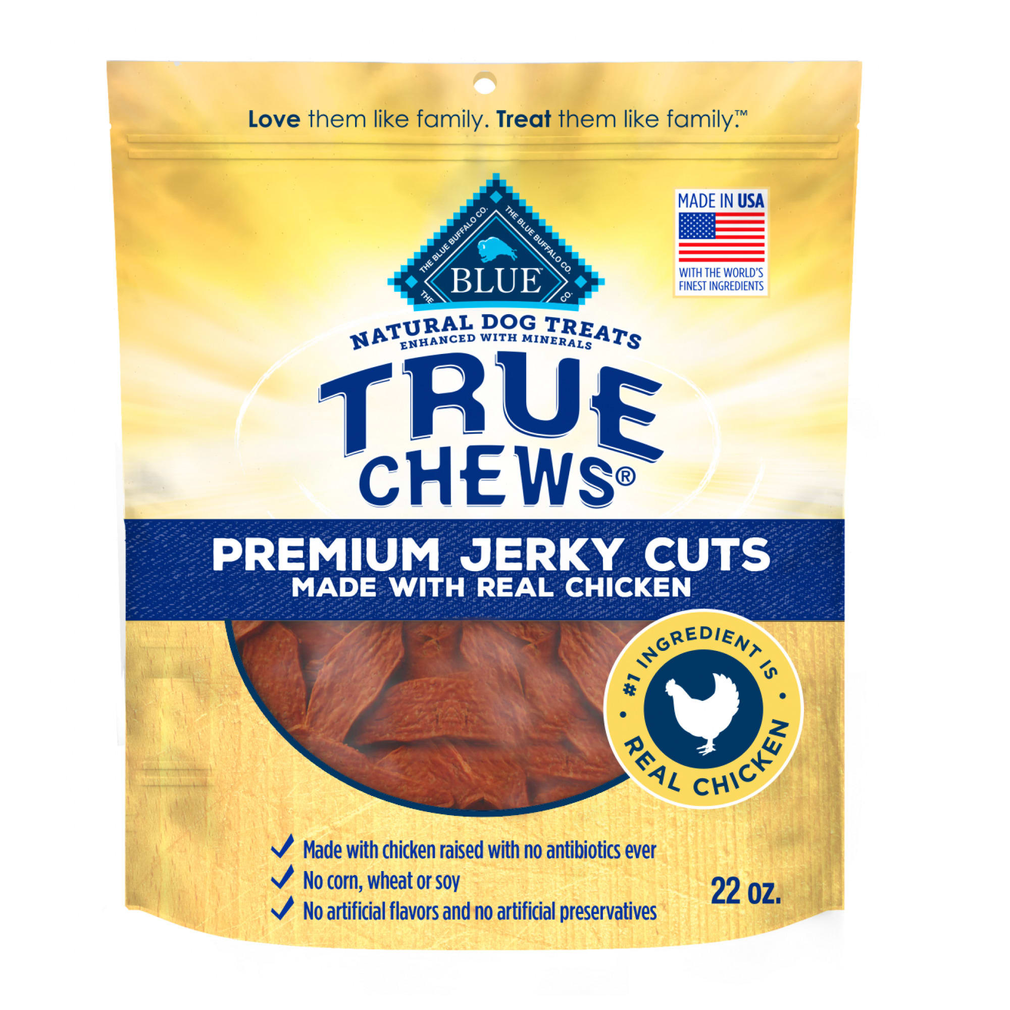 True Chews Premium Chicken Jerky Cuts Dog Treats 4 oz