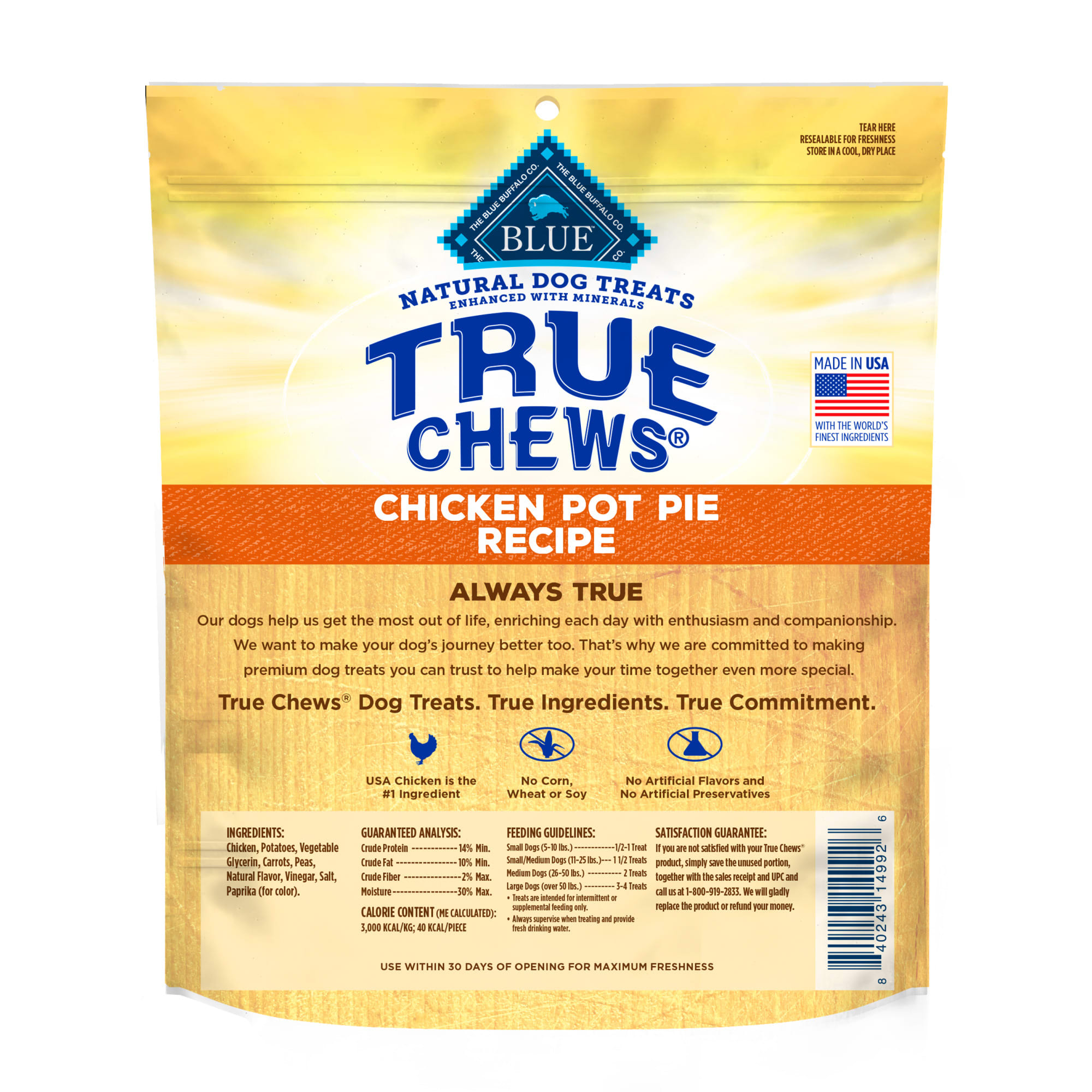 Dog treats clearance chicken pot pie