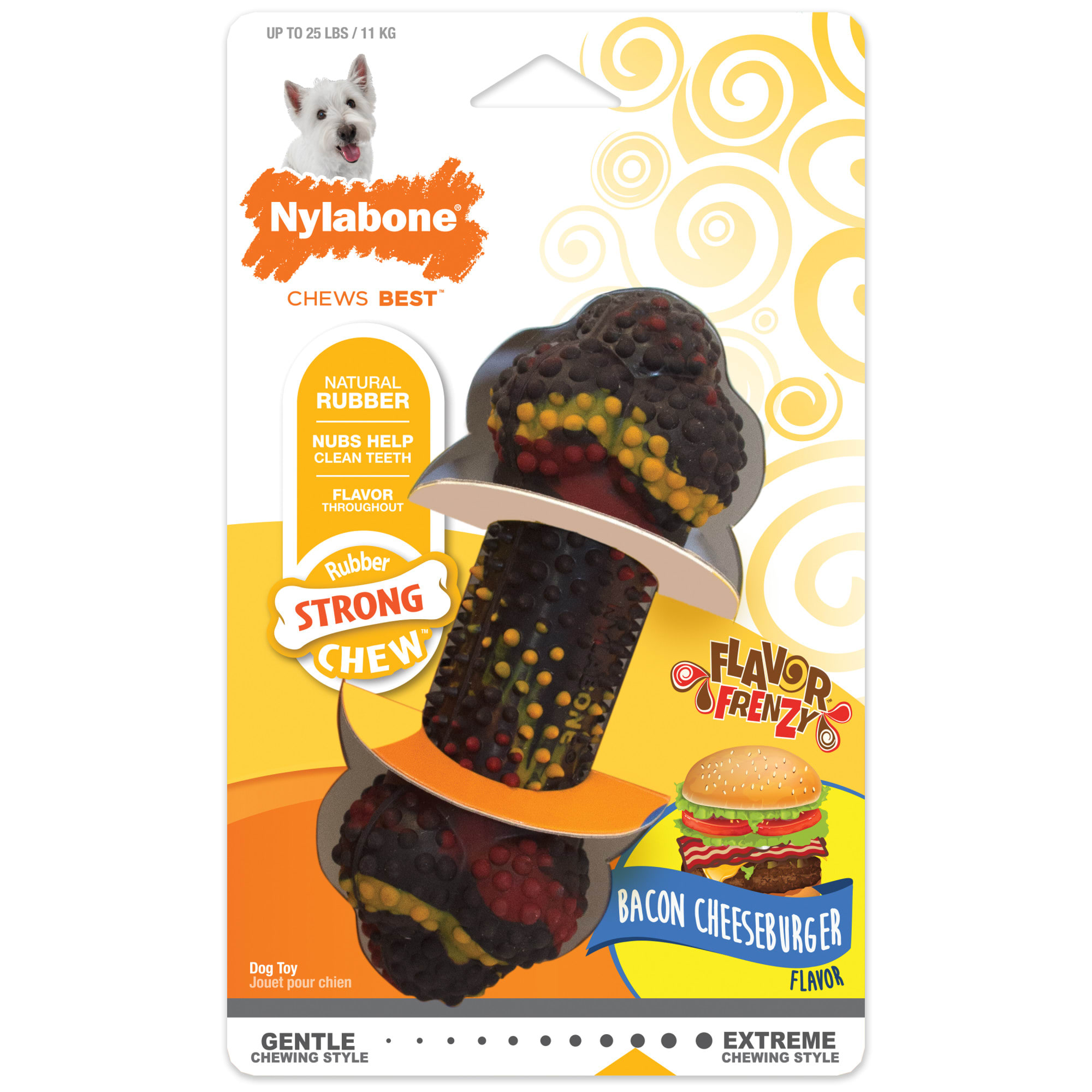 Nylabone Flavor Frenzy Rubber Chew 
