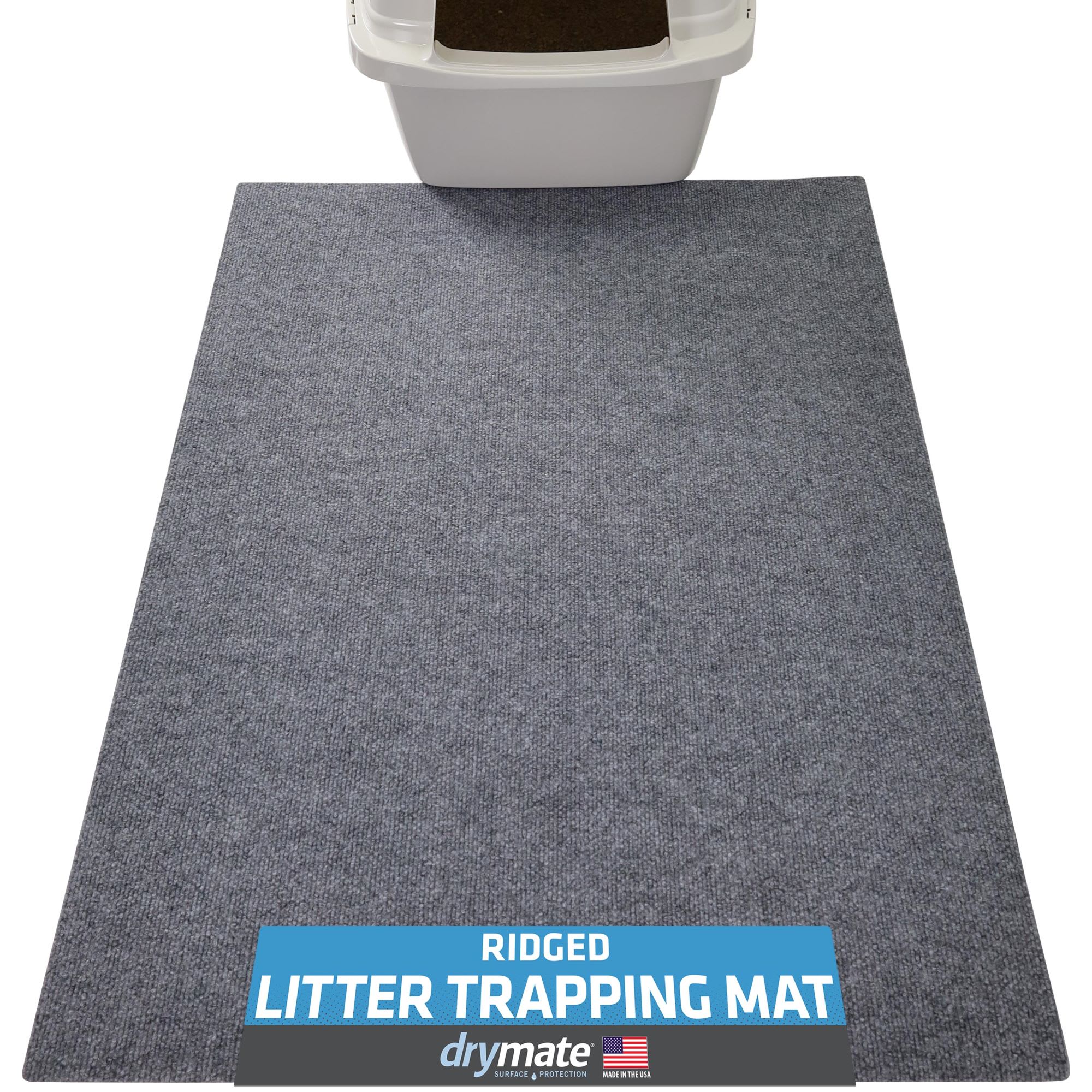 Drymate Prem Trapper Mat, 28 L X 36 W, Medium, Black