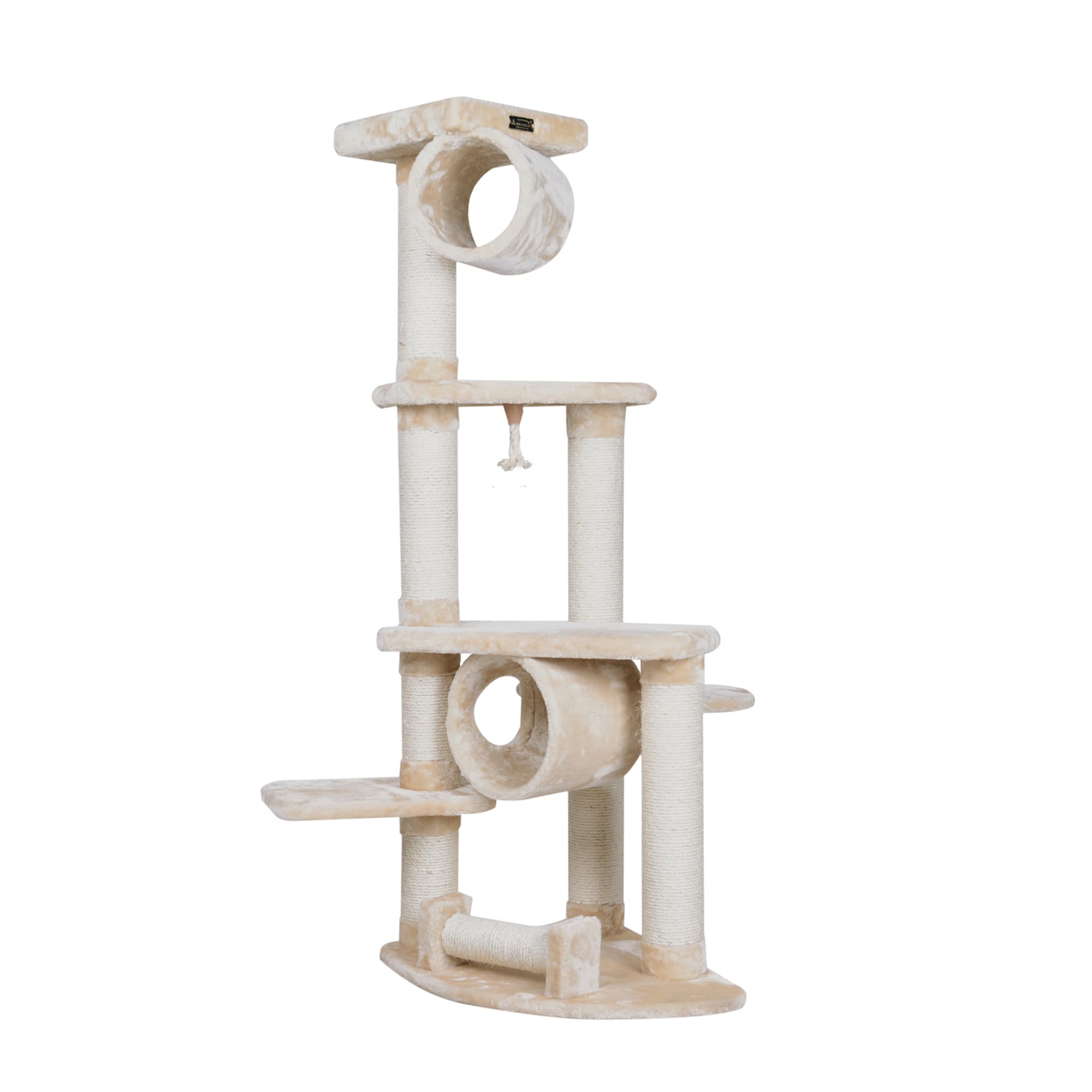 Armarkat Beige Classic Real Wood Cat Tree Model A7463, 74