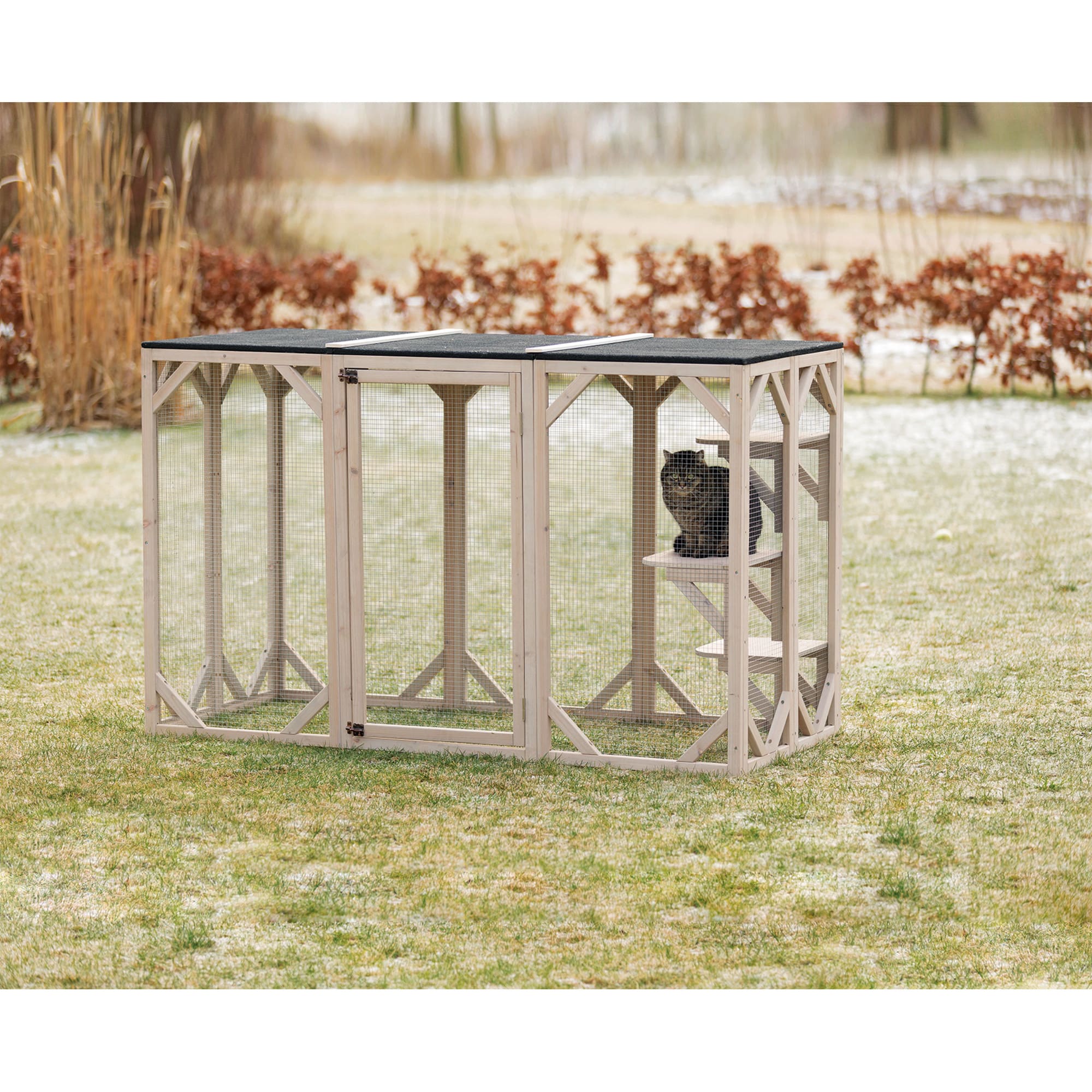 Trixie Wooden Cattery For Cats 44 H Petco