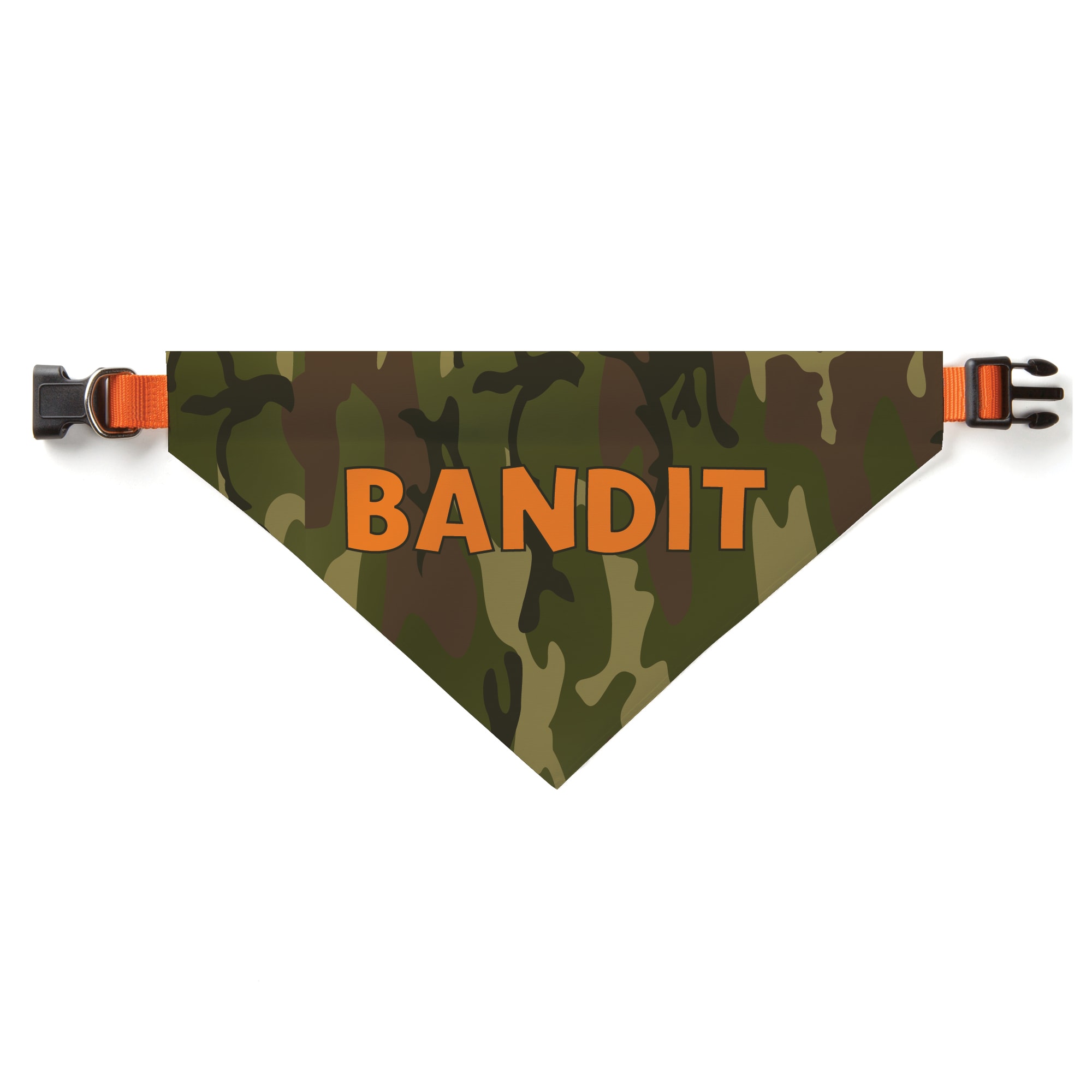 Medium Large Slide On Collar Style BA2 6 x Blank Dog BANDANAS Camo Army Cotton For Personalising Crafts Printing Embroidery Vinyl Small