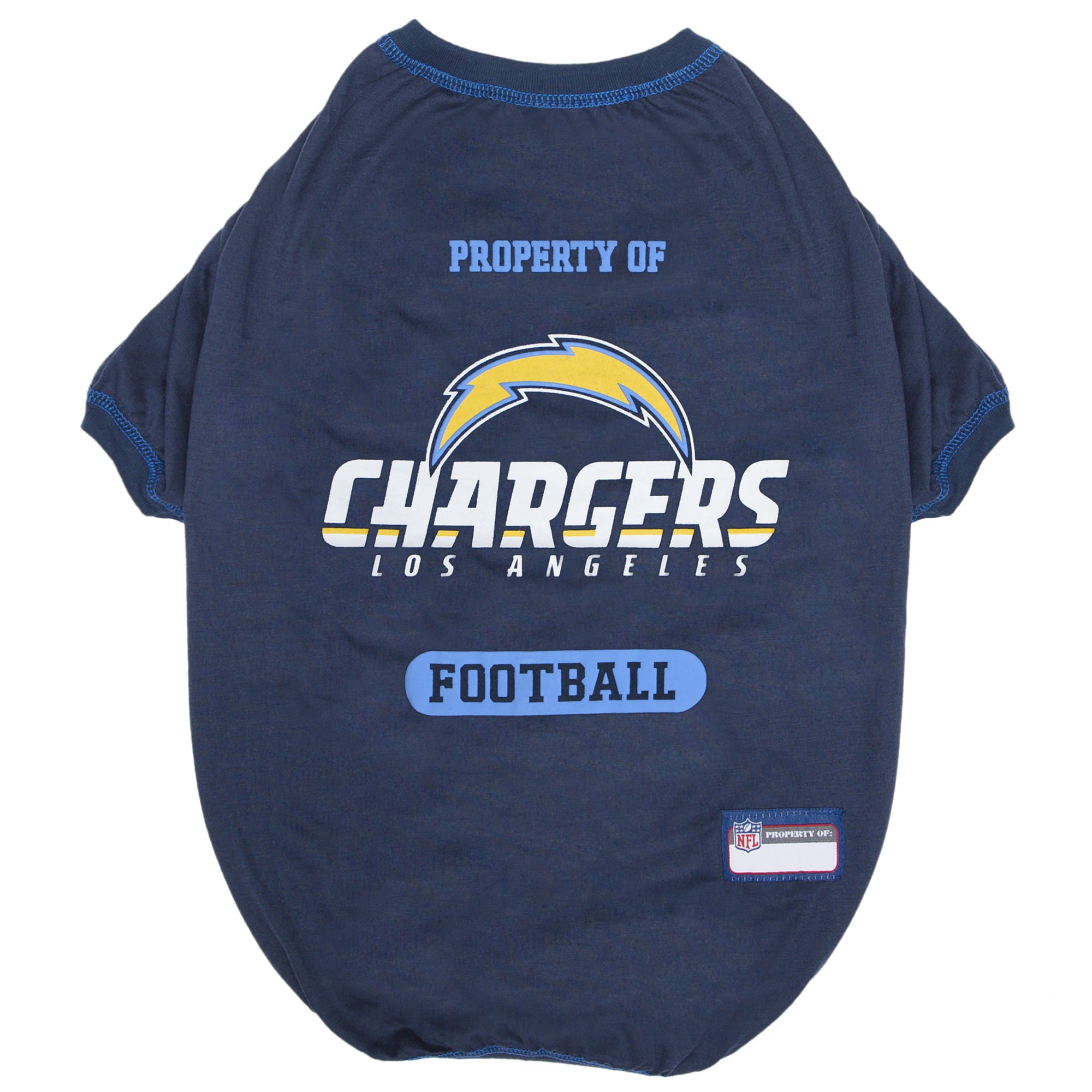 Los Angeles Chargers Dog T-Shirt Size: Medium
