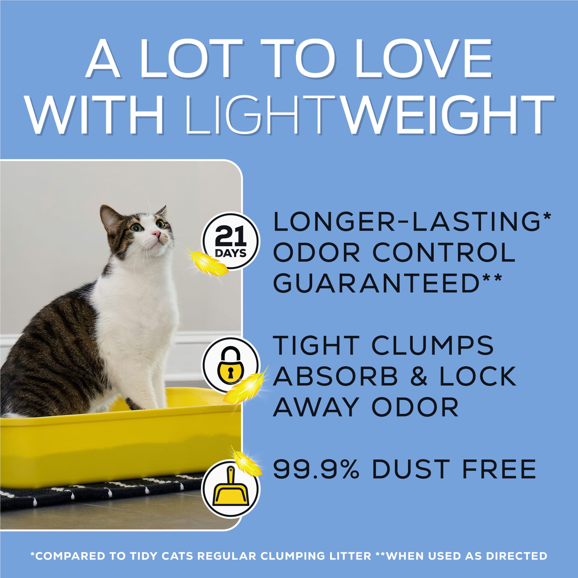Tidy Cats Free & Clean Low Dust, Light Weight Clumping Odor Control  Unscented Multi Cat Litter, 17 lbs. | Petco