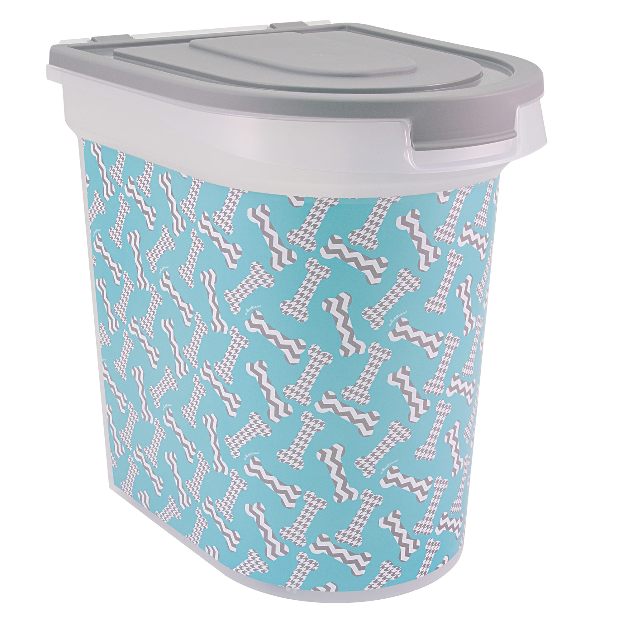 Paw prints store pet food container