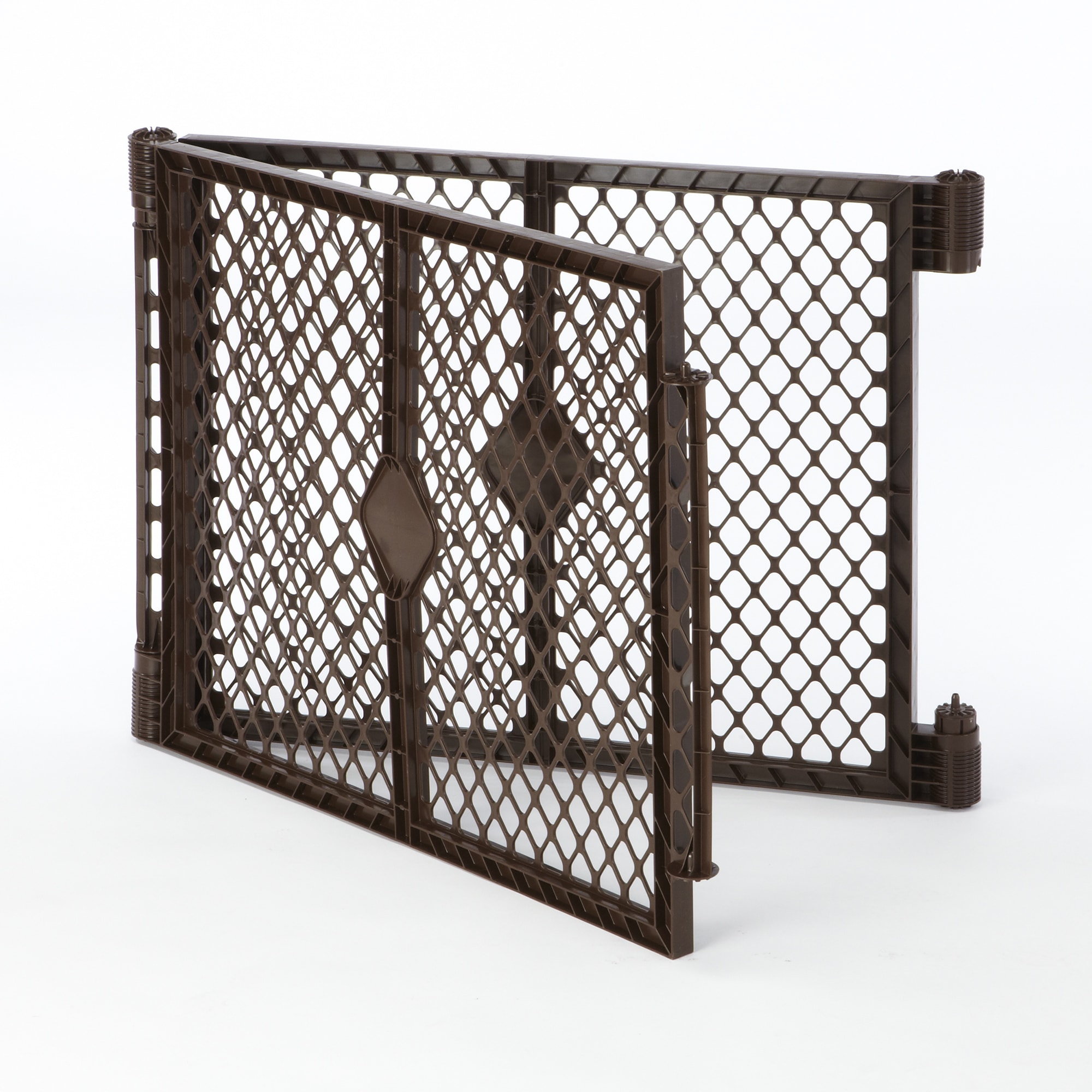 MyPet Two-Panel Yard Extension Brown, 60" W X 26" H