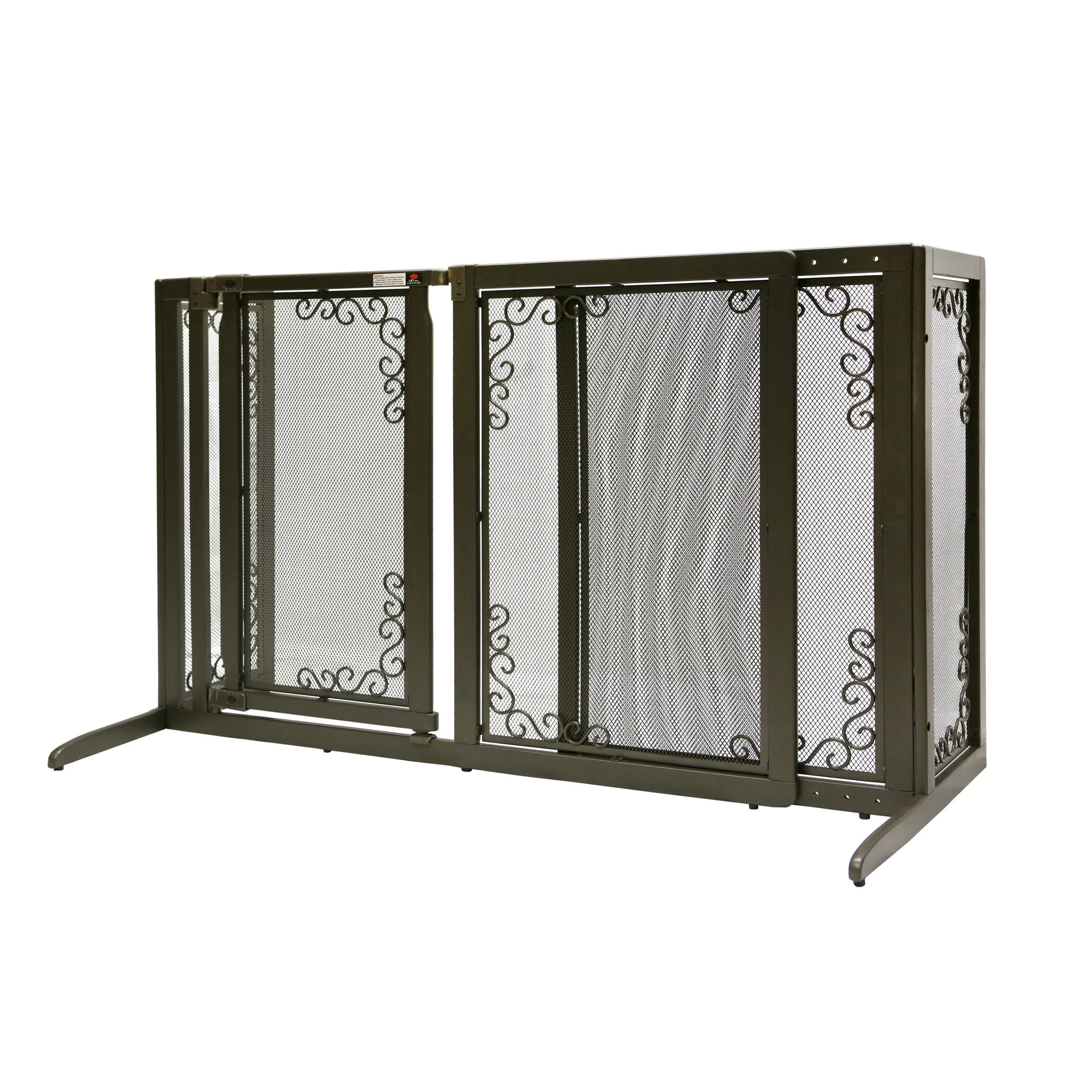 Richell Deluxe Freestanding Mesh Pet Gate, 69.1 Richell Deluxe Freestanding Mesh Pet Gate, 69.1