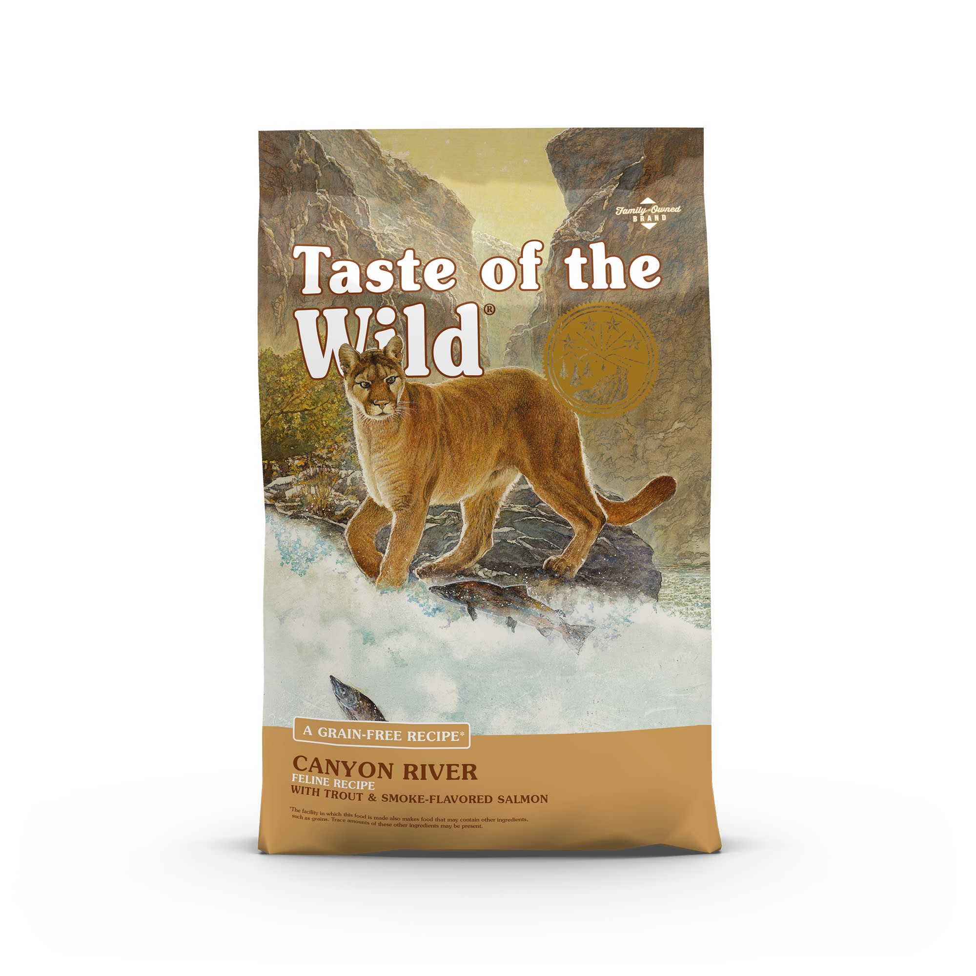 Taste of the Wild Canyon River Grain Free with Trout Smoke Flavored Salmon Dry Cat Food 14 lbs