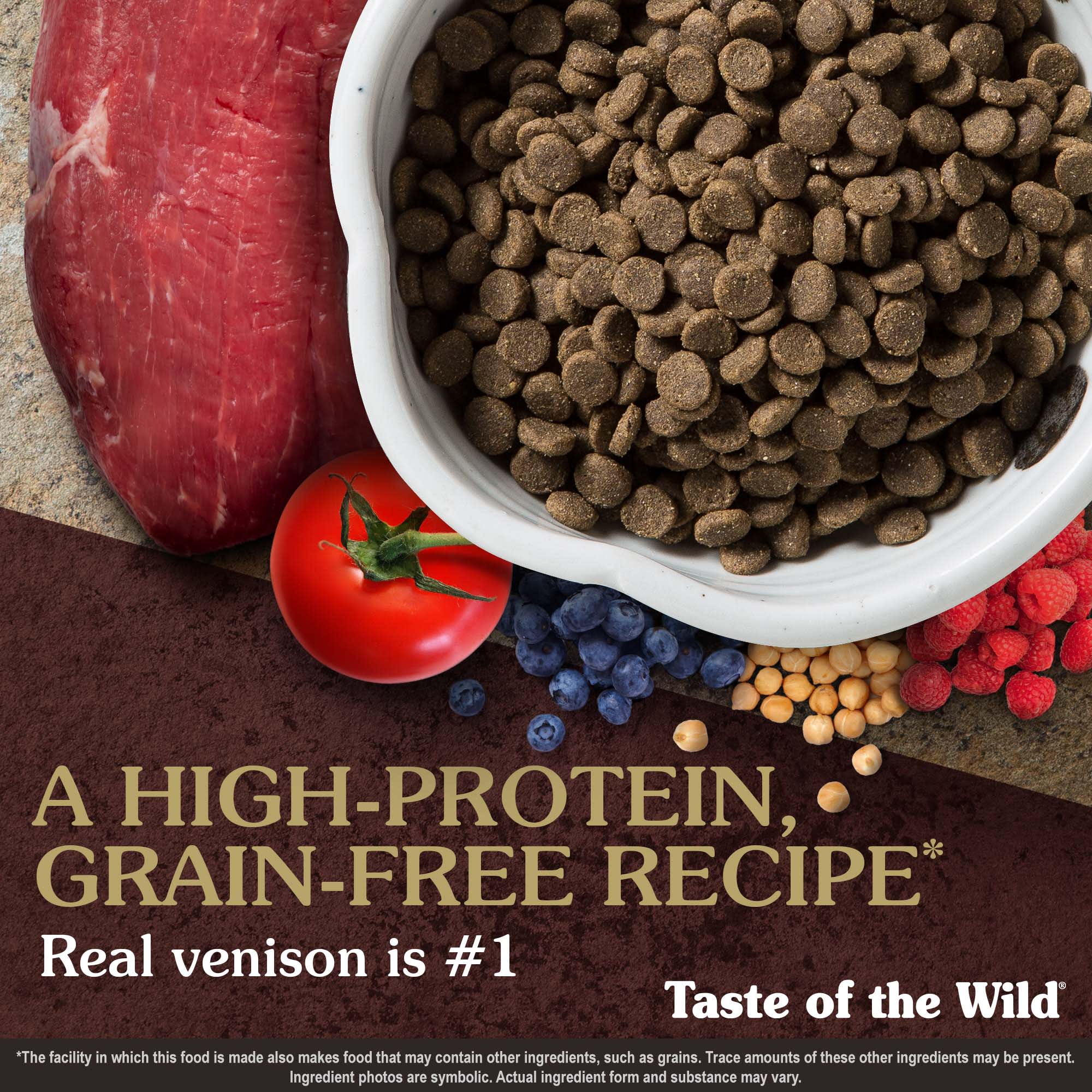 Taste of the Wild Pine Forest Grain Free Roasted Venison Dry Dog Food 28 lbs. Petco