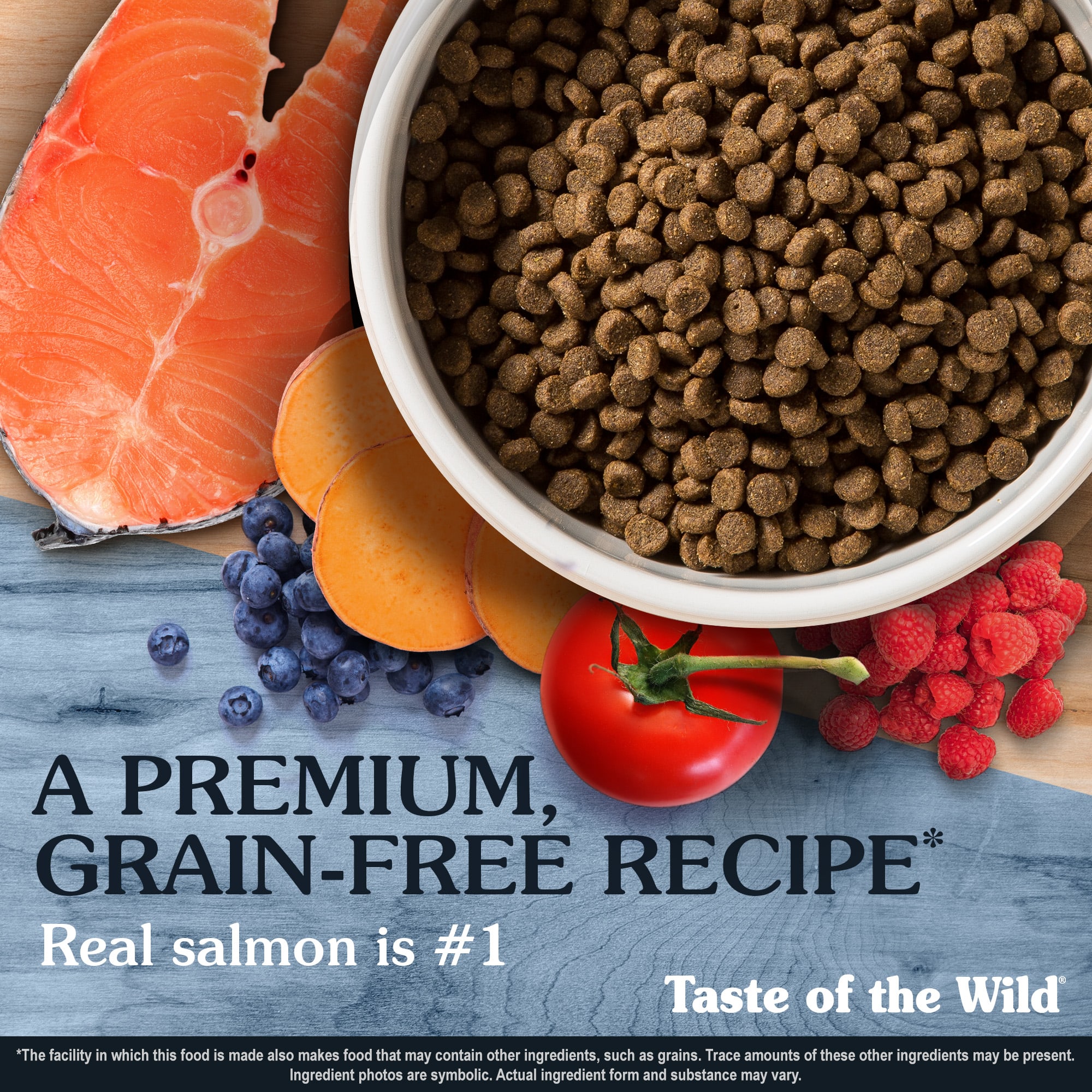 Taste of the Wild Pacific Stream Grain Free with Smoke Flavored Salmon Dry Puppy Food 28 lbs