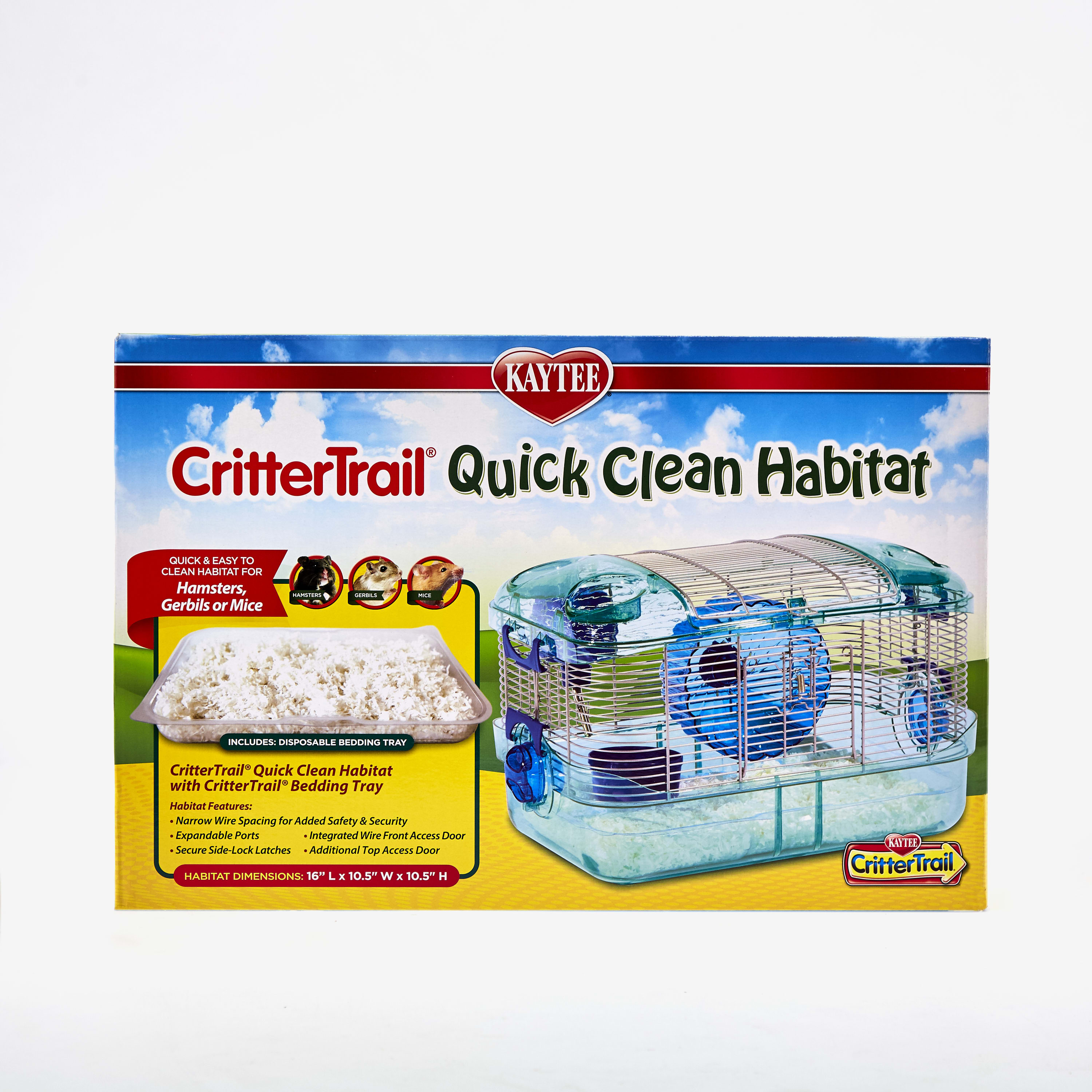 Crittertrail easy clean store habitat