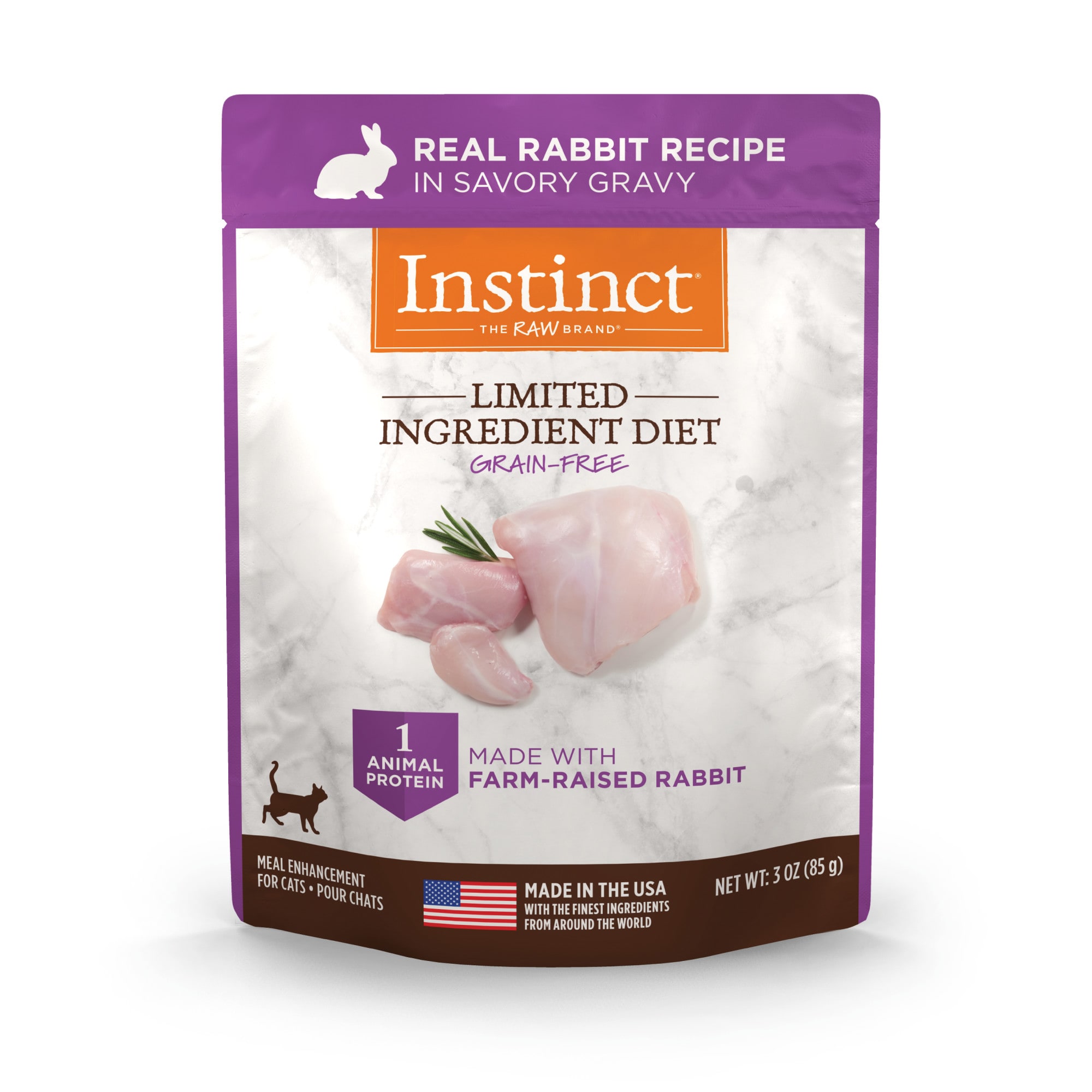 Instinct Limited Ingredient Diet GrainFree Cuts & Gravy Real Rabbit