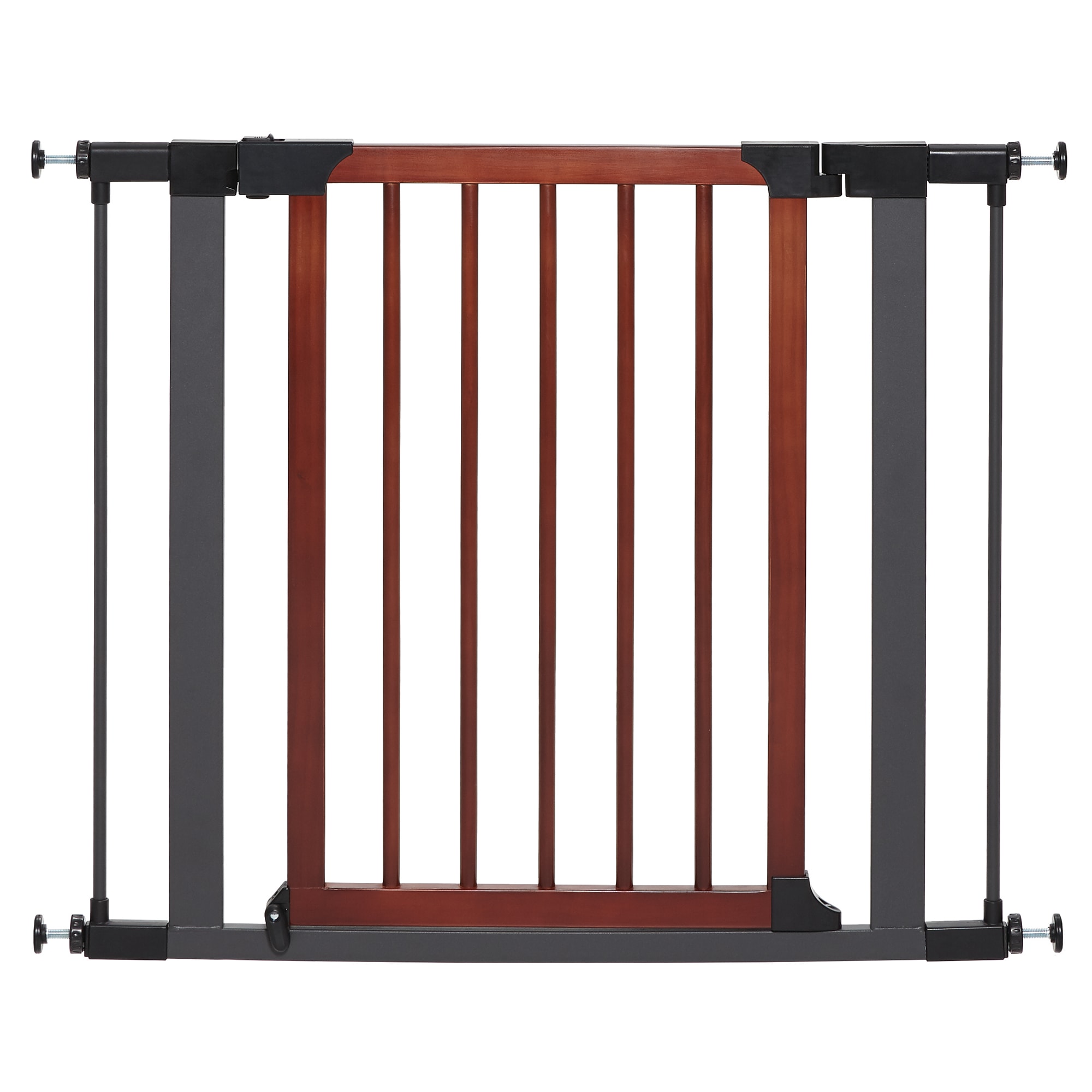 Midwest WalkThru Steel Pet Gate with Textured Graphite Frame