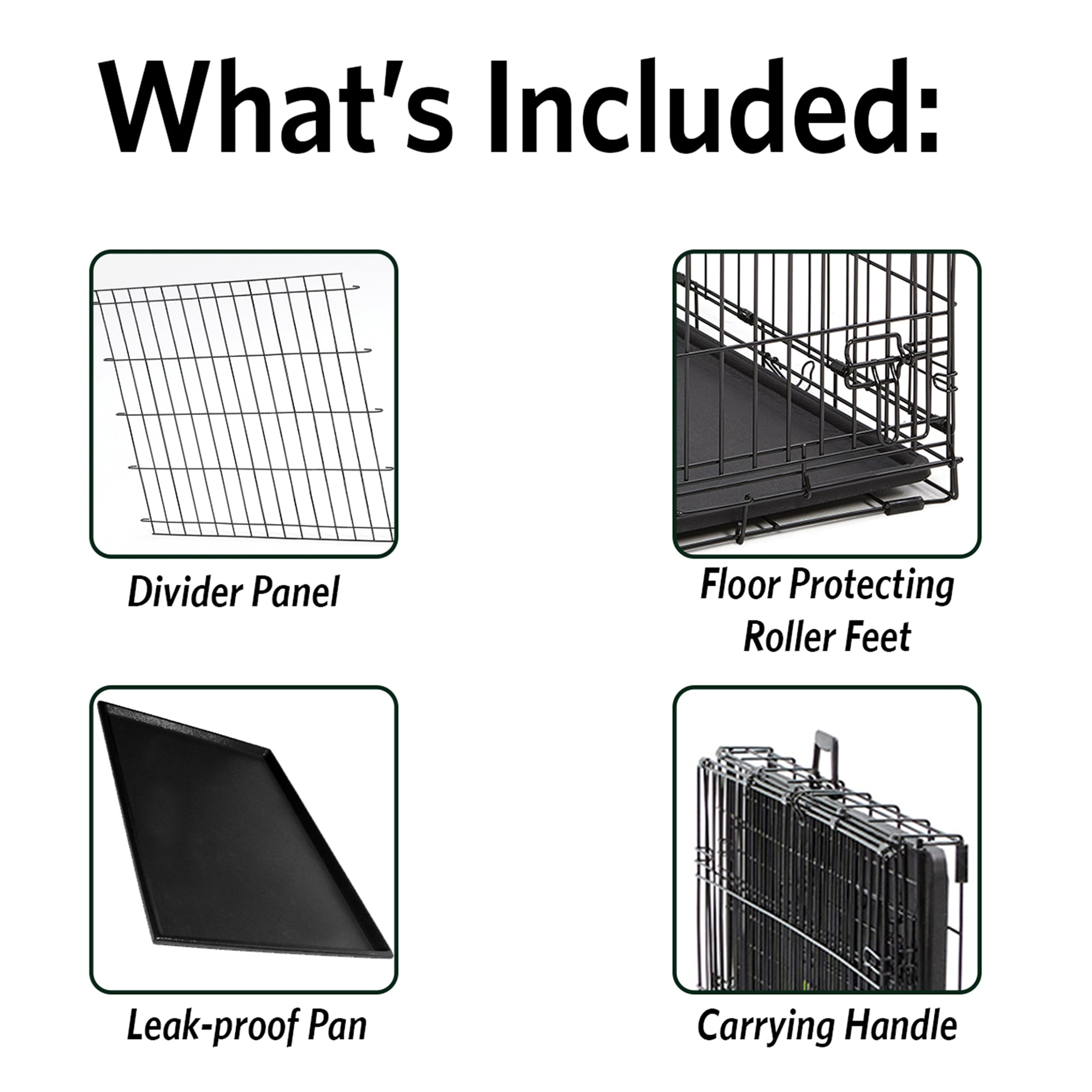 Contour two door outlet folding crate