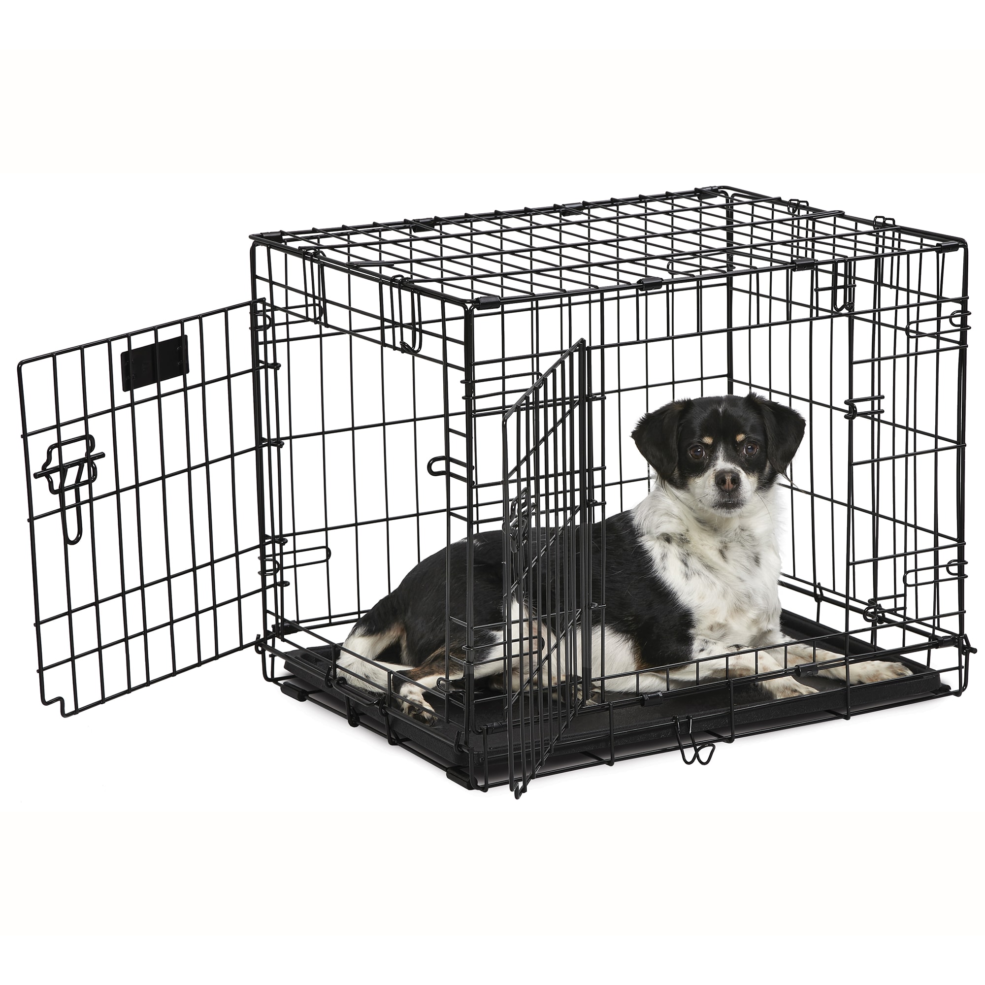 Midwest Contour Double Door Folding Dog Crate, 24.8" L X 17.71" W X 19.