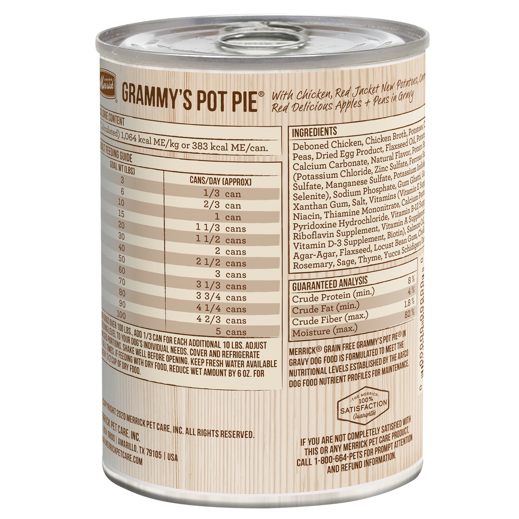 grammy's pot pie dog food