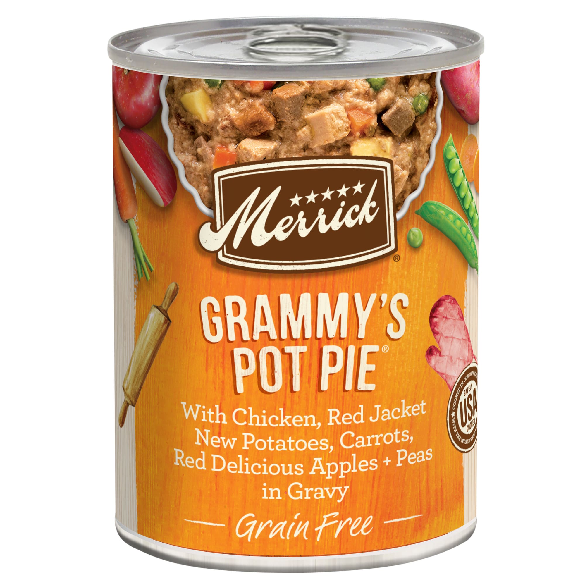 Merrick Grain Free Grammy's Pot Pie Wet Dog Food, 12.7 oz., Case of 12