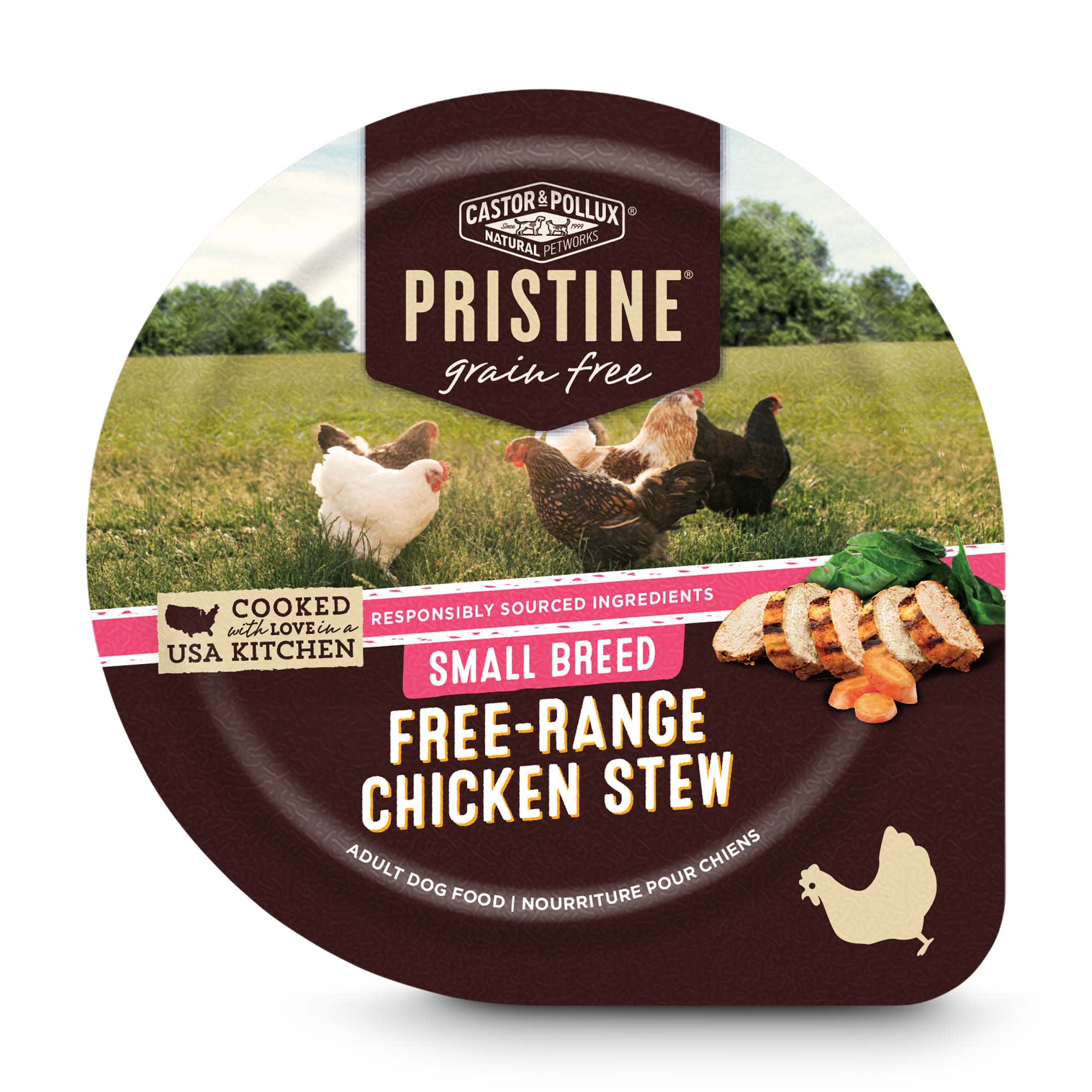 Castor Pollux Pristine Grain Free Small Breed Free Range Chicken