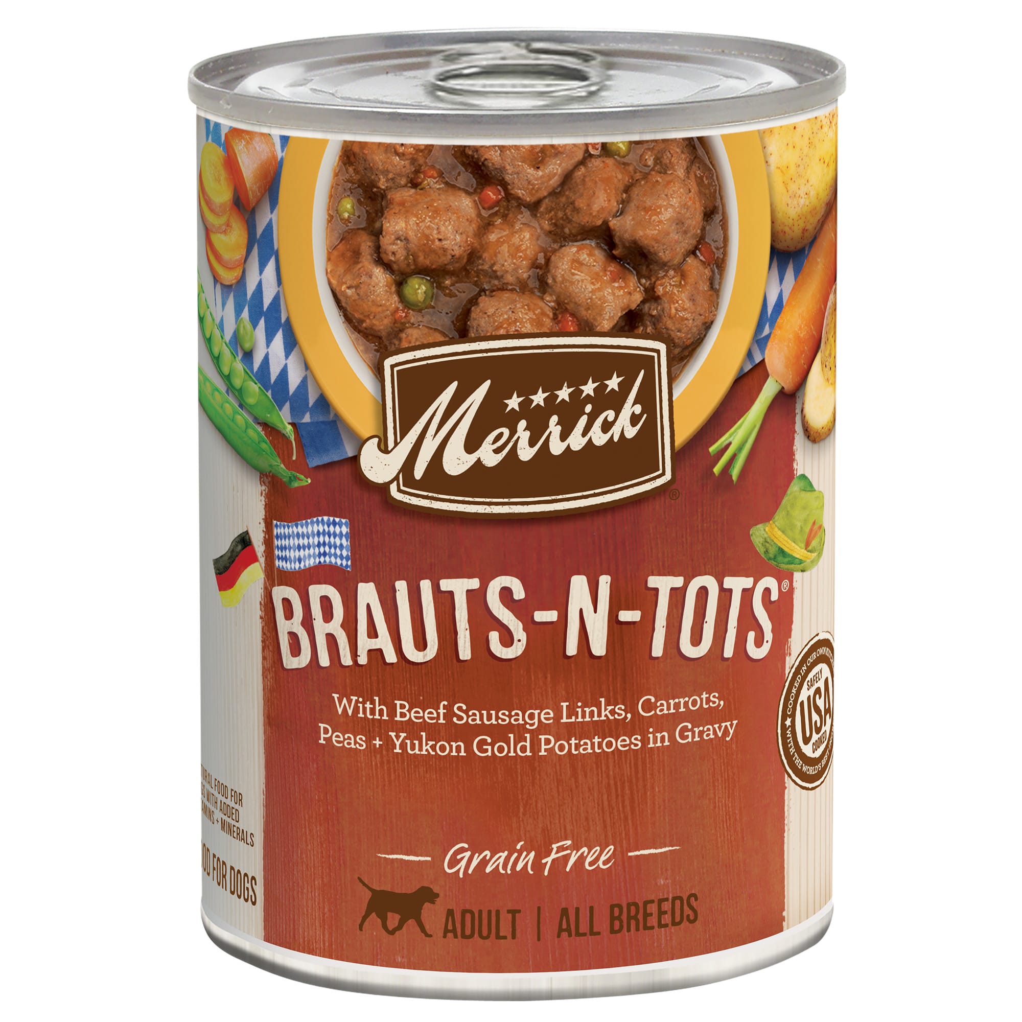 Merrick Grain Free BrautsnTots Wet Dog Food, 12.7 oz