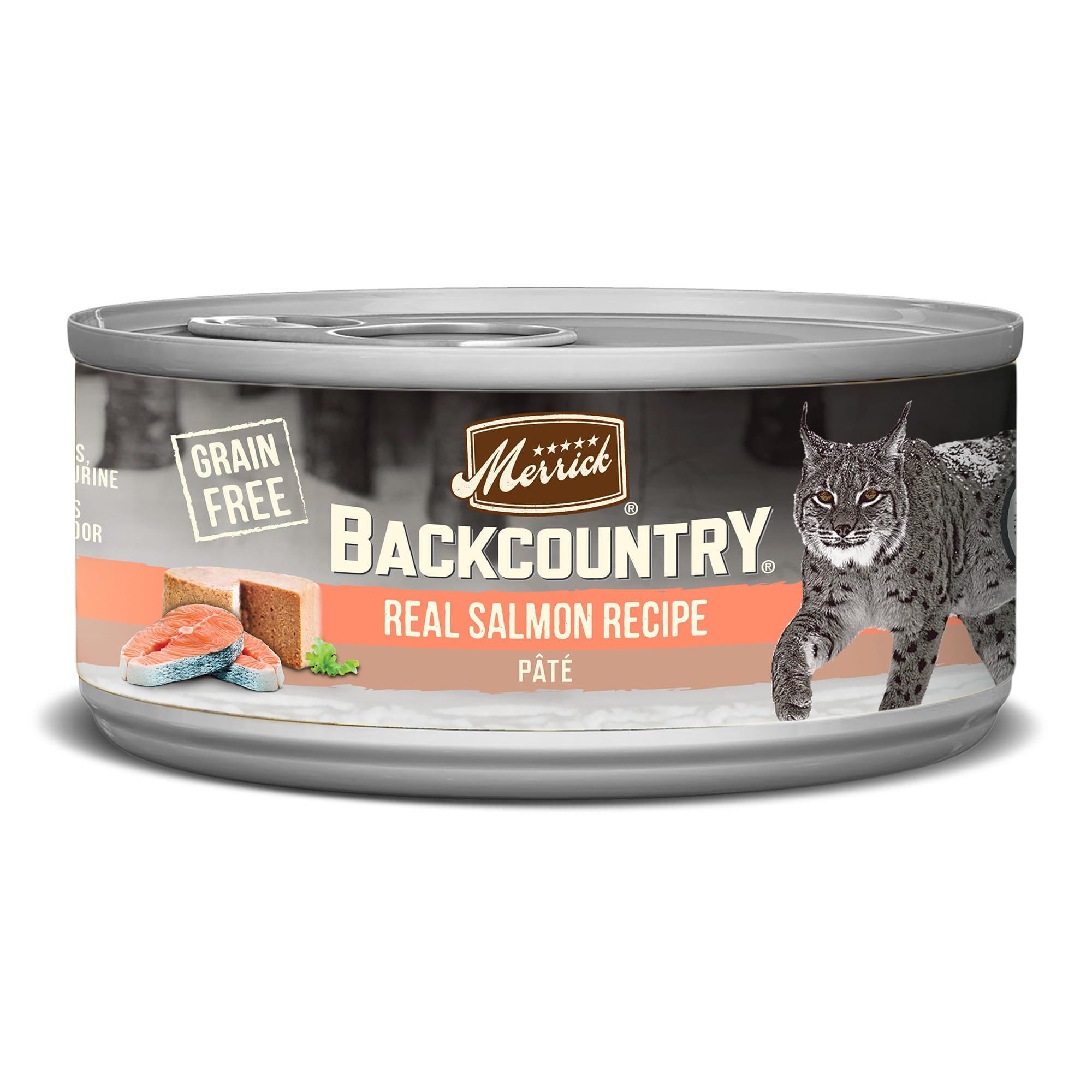 Merrick Backcountry Real Salmon Pate Wet Cat Food, 3 oz. Petco