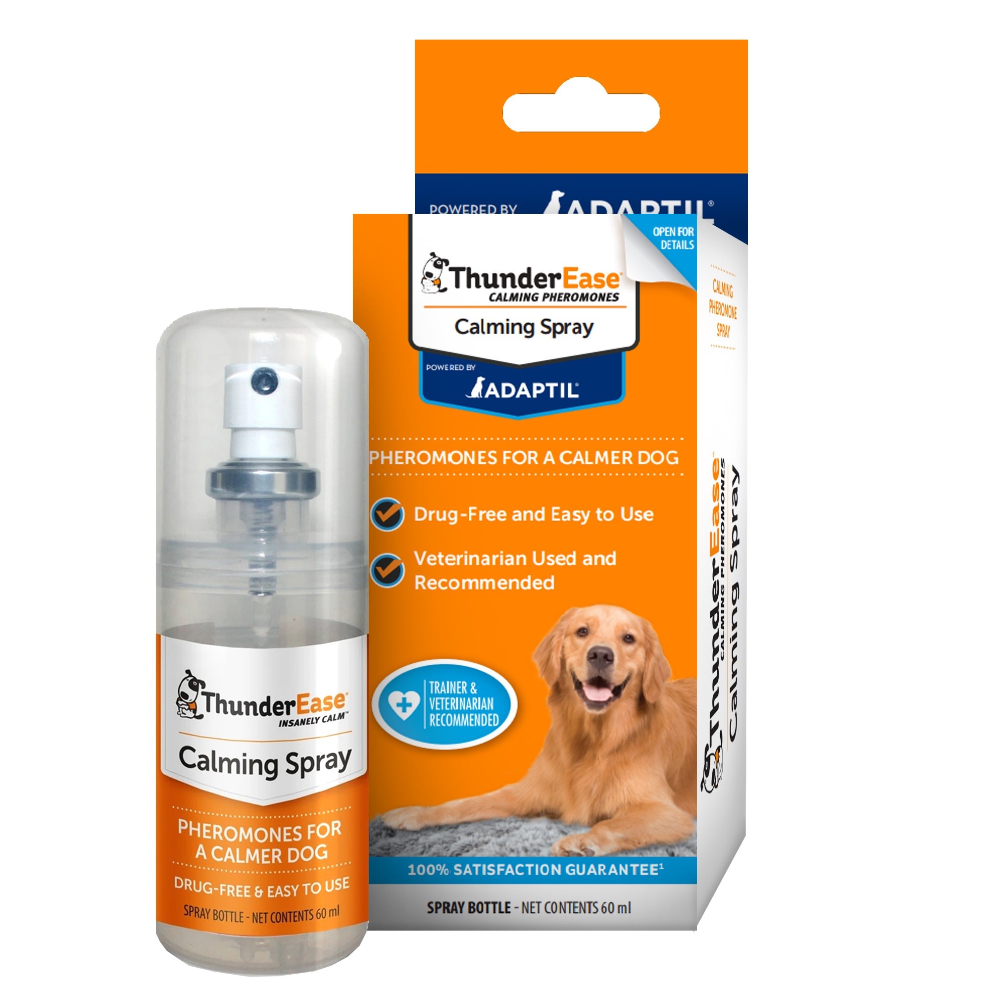 ThunderWorks ThunderEase Pheromone Calming Spray for Dogs 60 ml