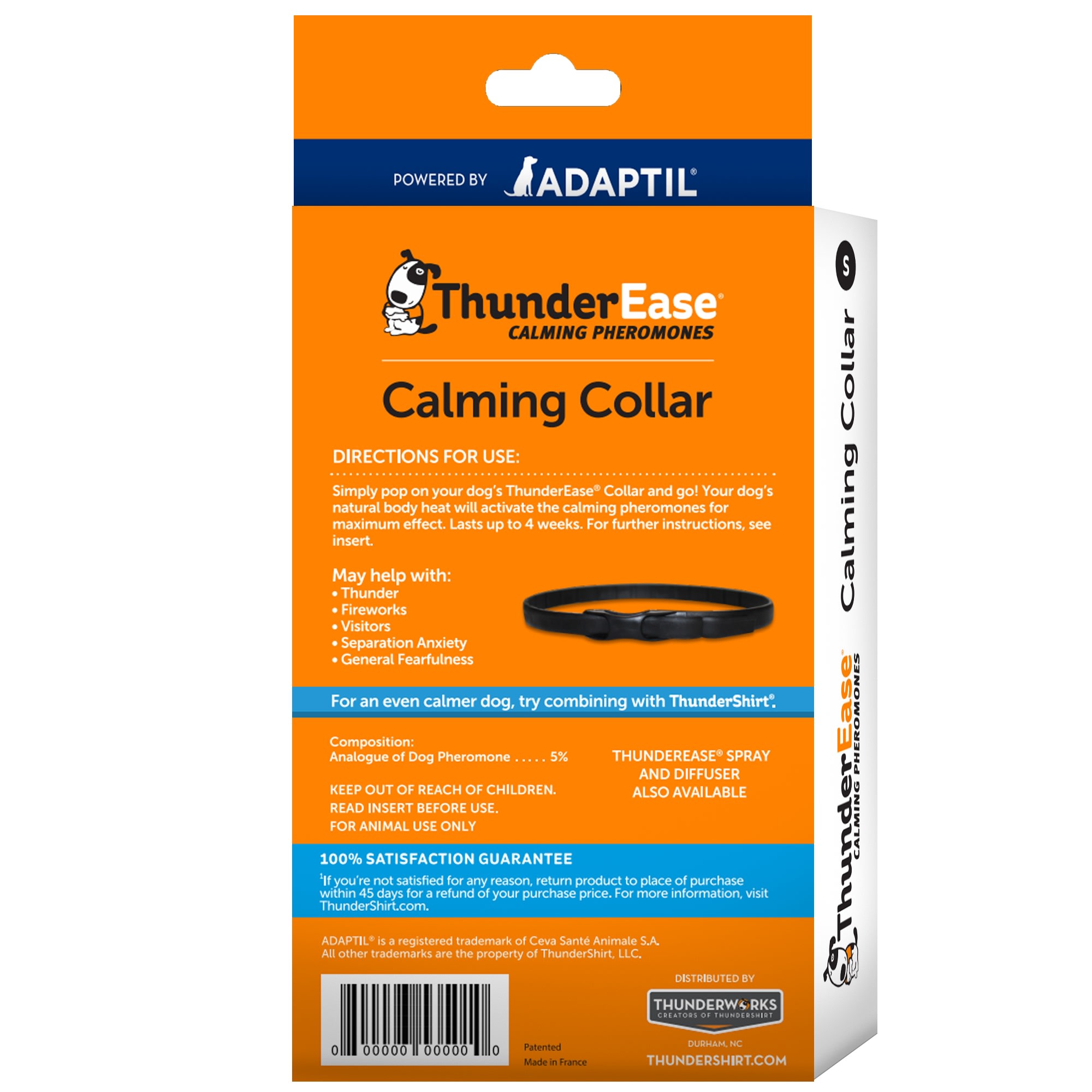 Thunderease calming dog collar hot sale reviews