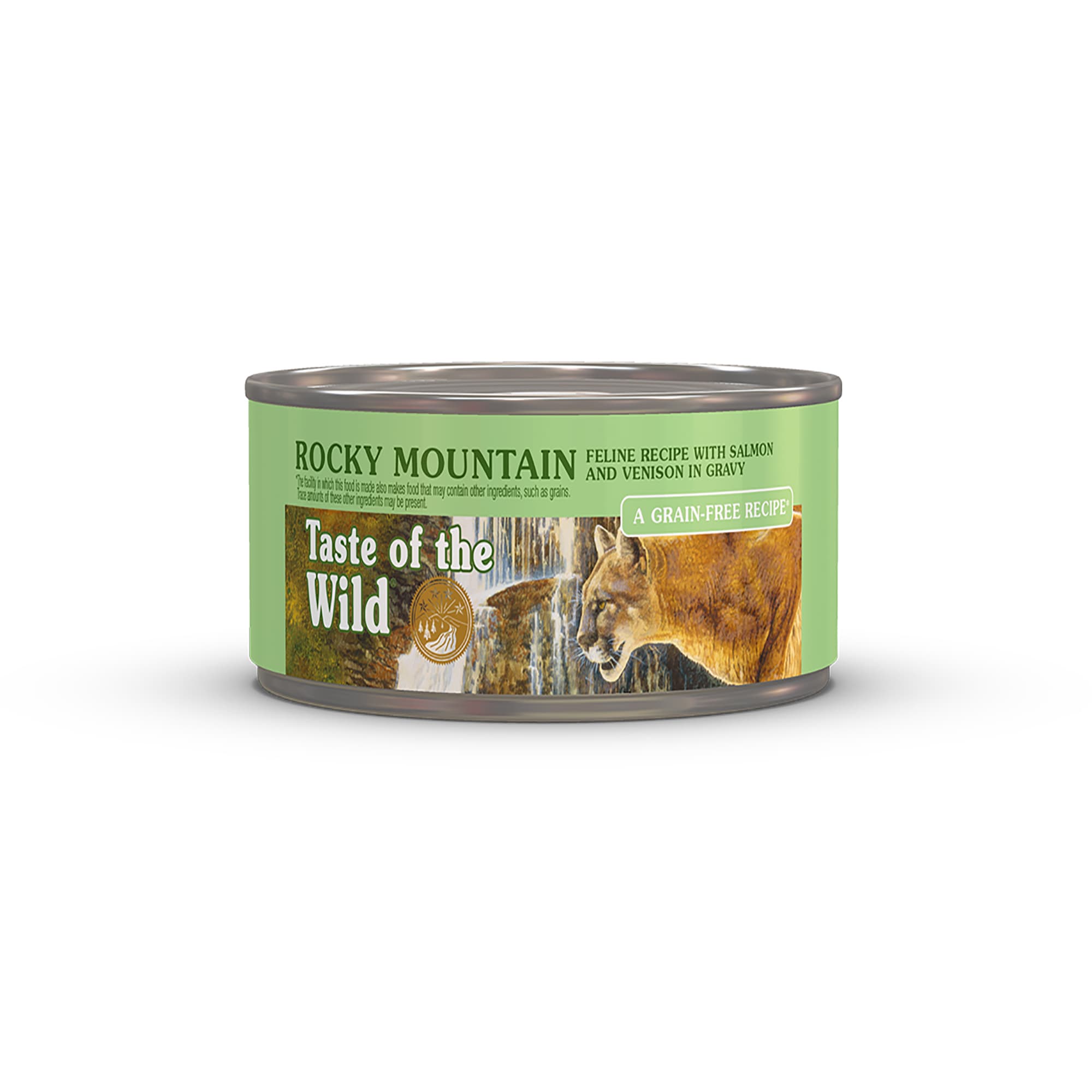 Taste of the Wild Rocky Mountain Feline Cat Food Recipe with Salmon Venison in Gravy 5.5 oz. Case of 24