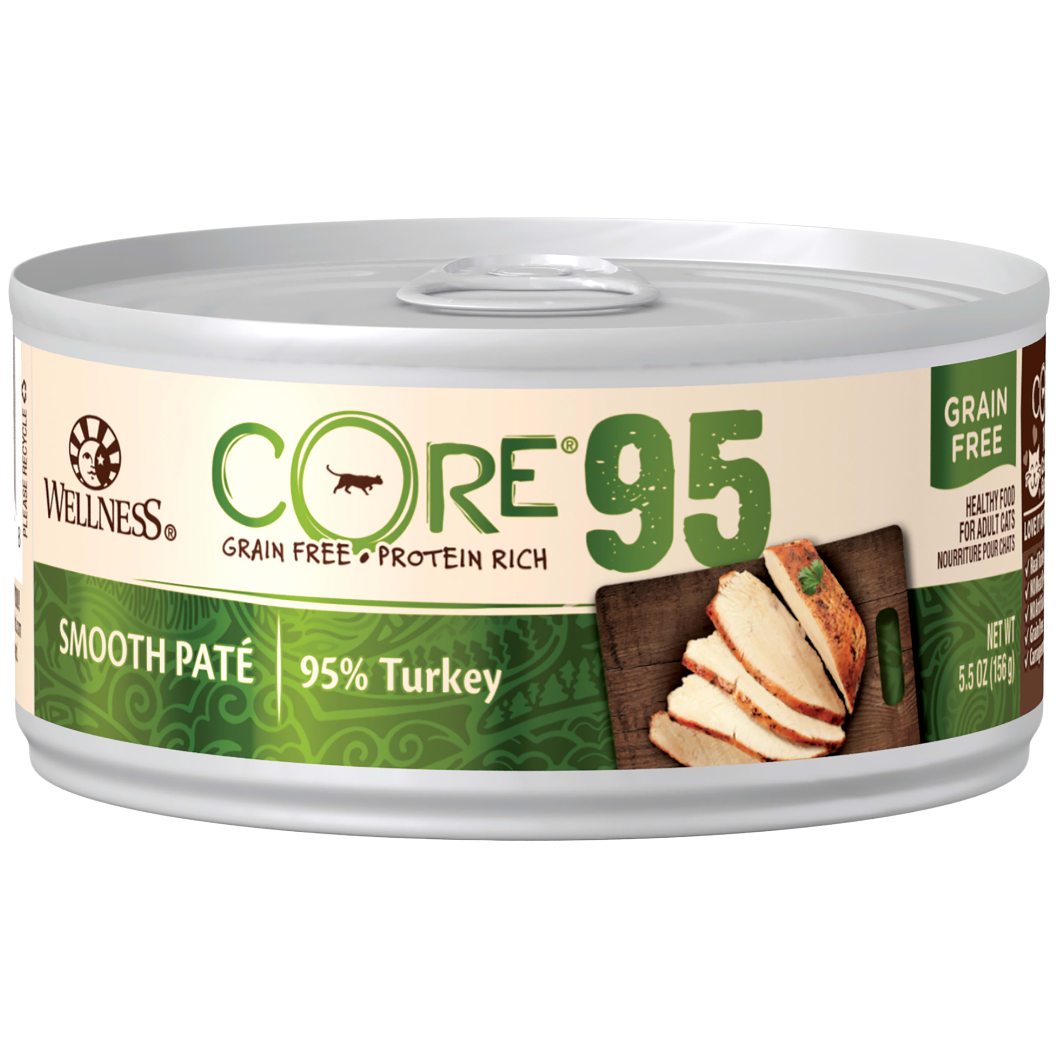 Wellness core turkey and outlet duck wet cat food