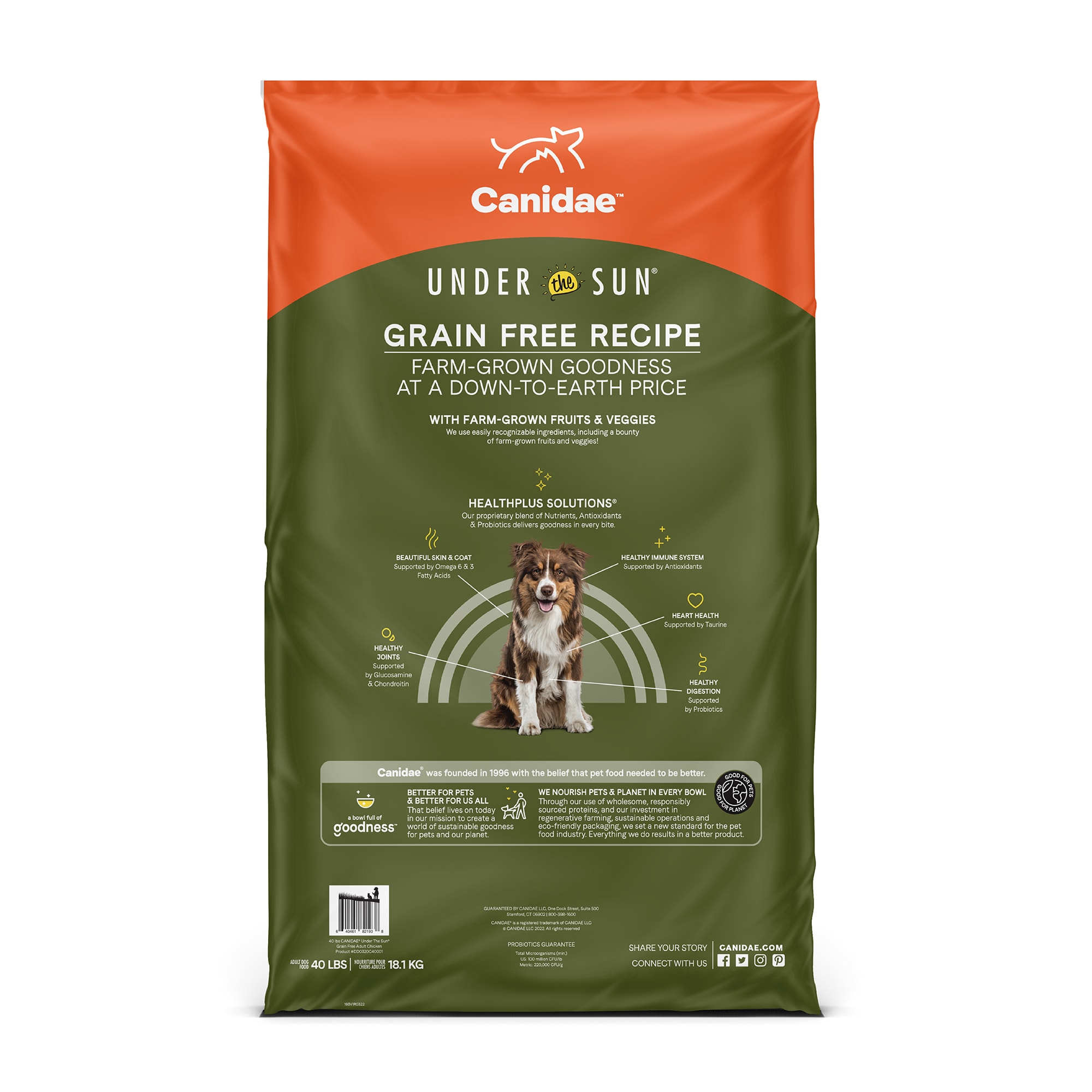 Under the sun grain free hot sale dog food