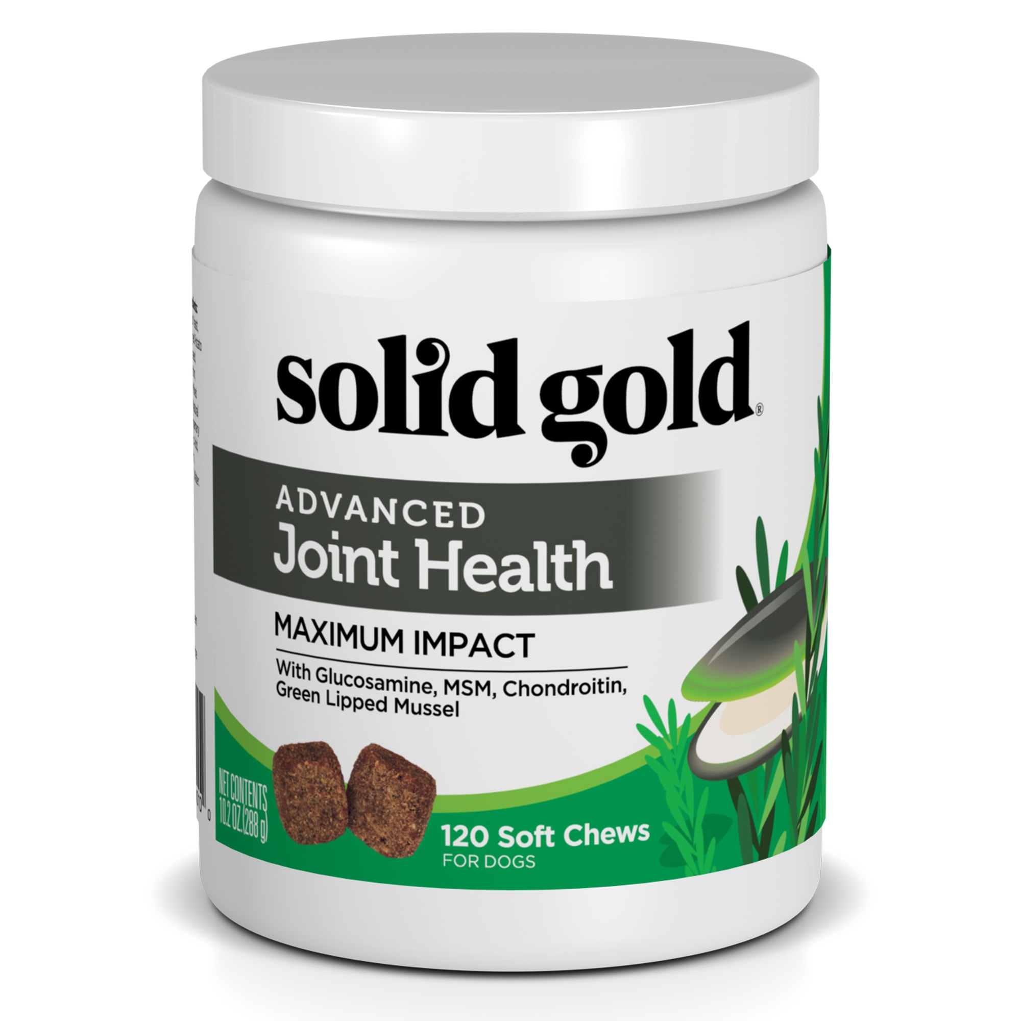 Solid Gold Advanced Joint Health Supplement For Dogs With Green Lipped Mussel Glucosamine Msm Chondroitin 10 15 Oz Petco