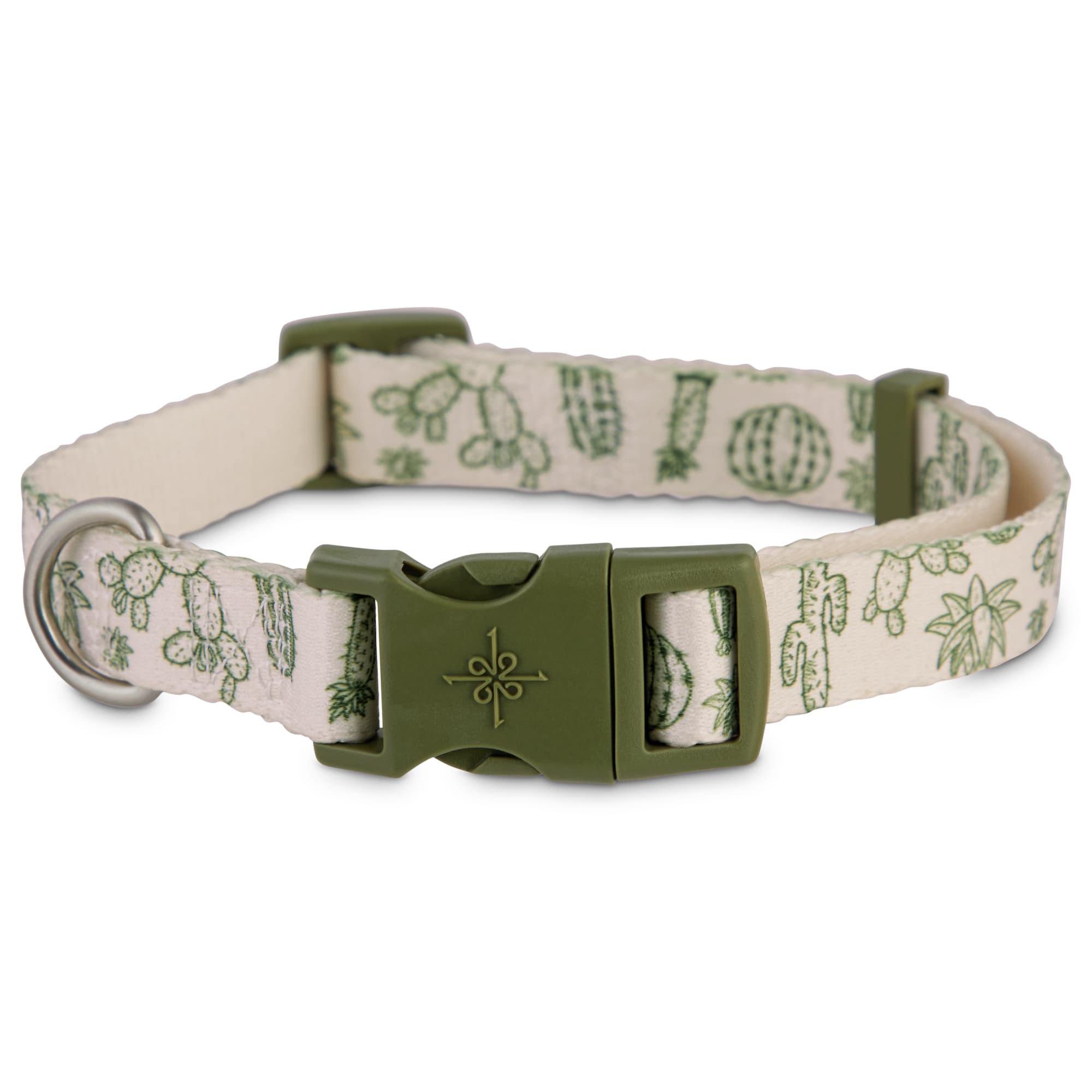 Good2Go Cactus-Print Dog Collar, Medium