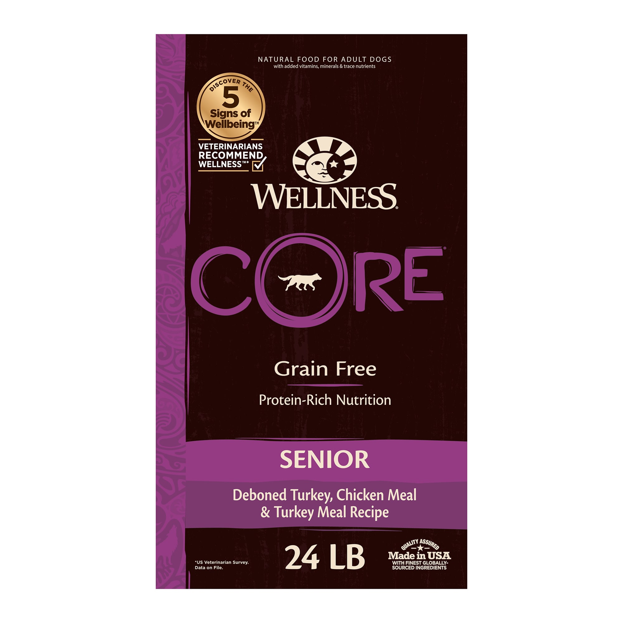 Wellness small breed outlet senior dog food