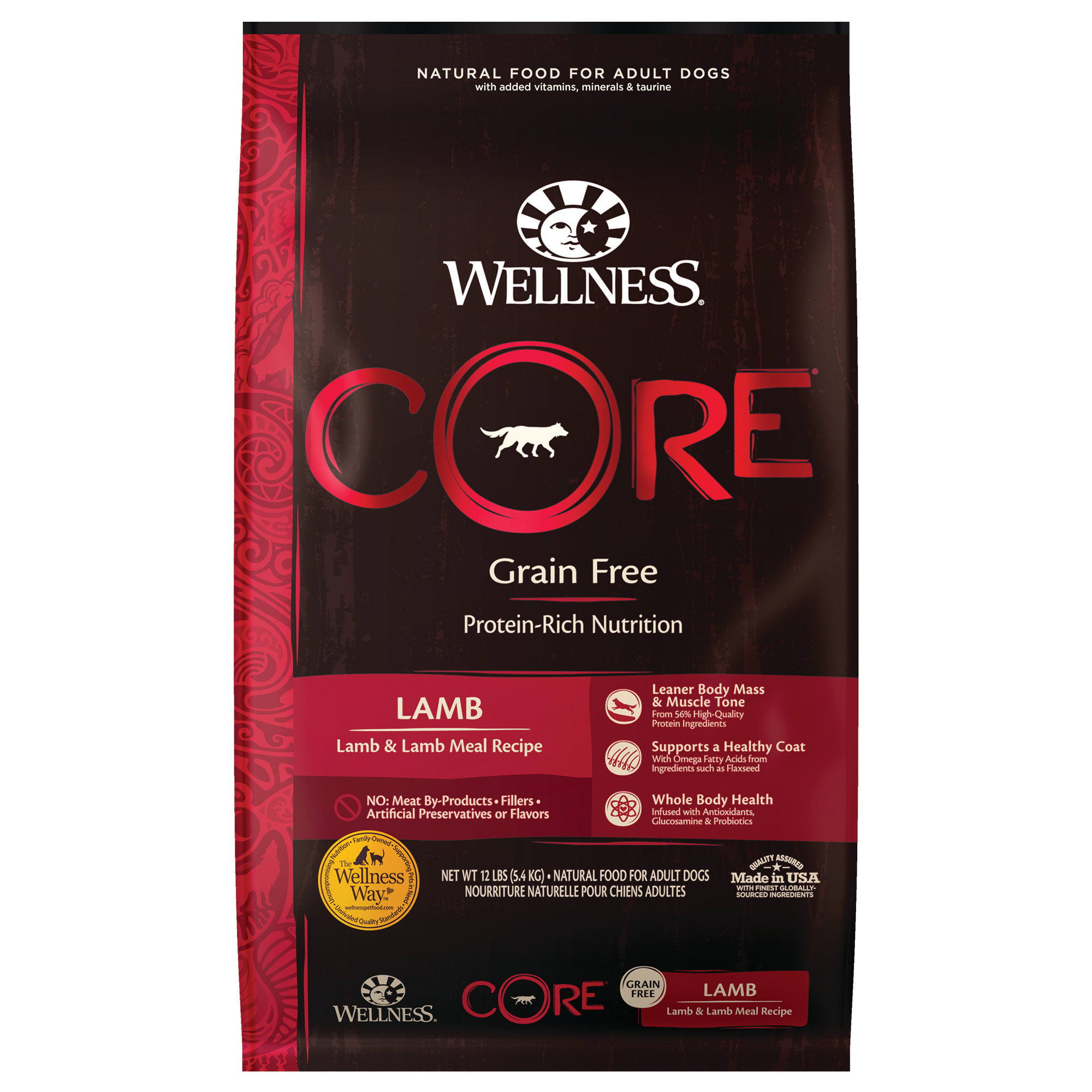 UPC 076344884583 product image for Wellness CORE Natural Grain Free Lamb Dry Dog Food, 12 lbs. | upcitemdb.com