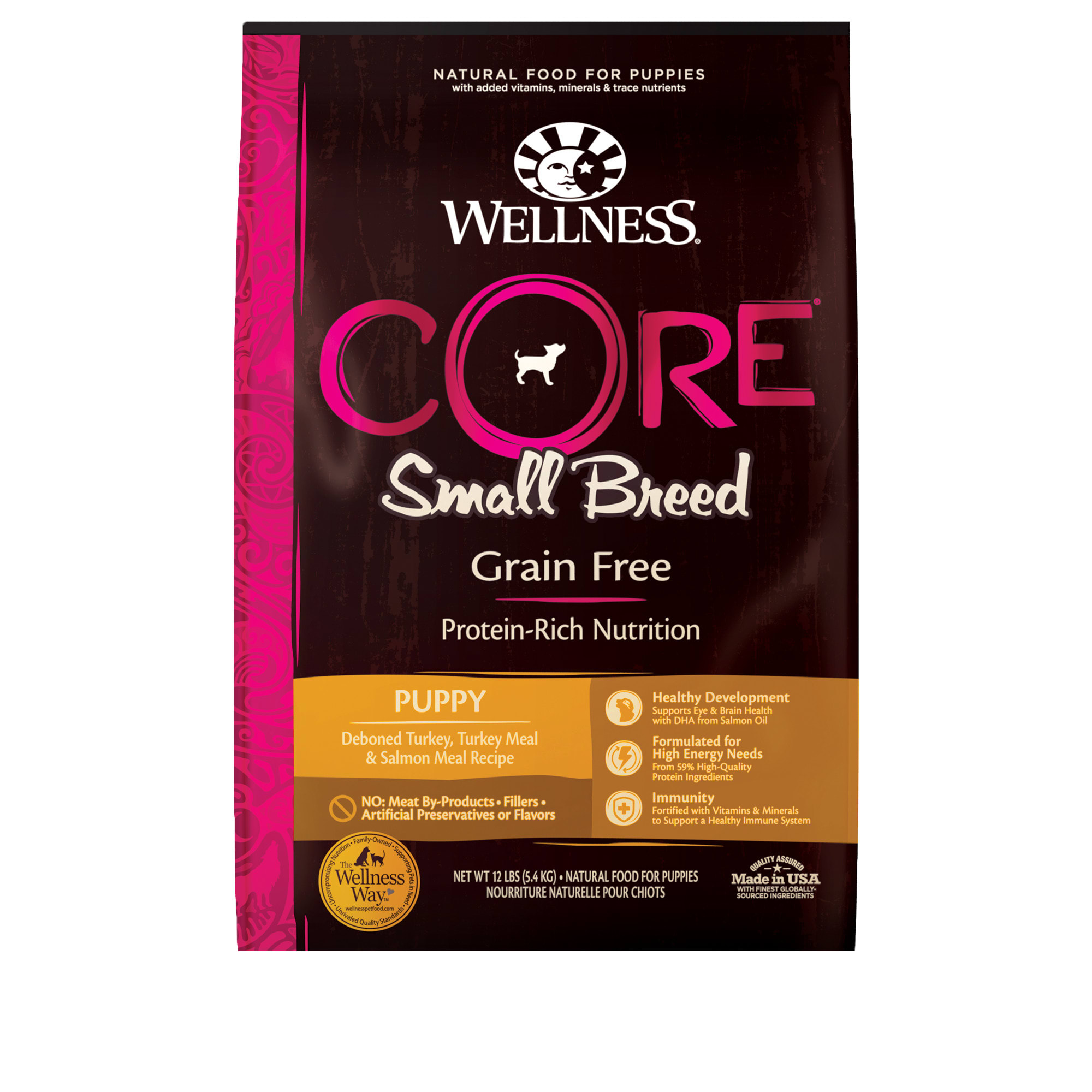 Wellness core 2025 puppy food ingredients