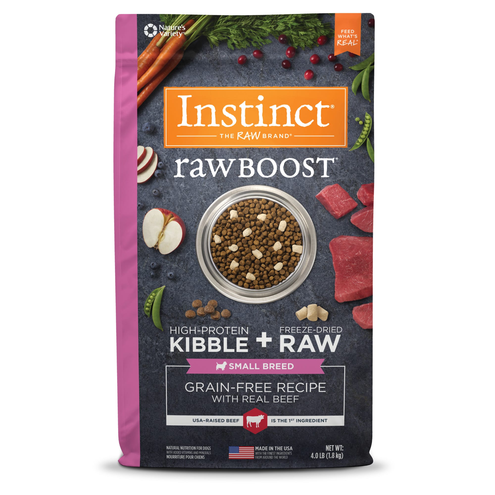 Instinct Raw Boost Small Breed GrainFree Recipe with Real
