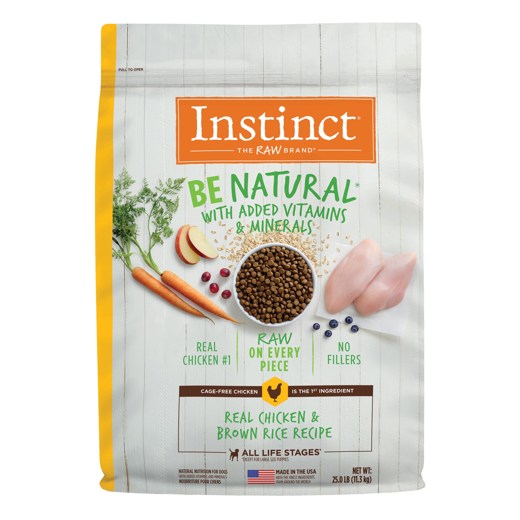 Instinct Be Natural Real Chicken & Brown Rice Recipe FreezeDried Raw