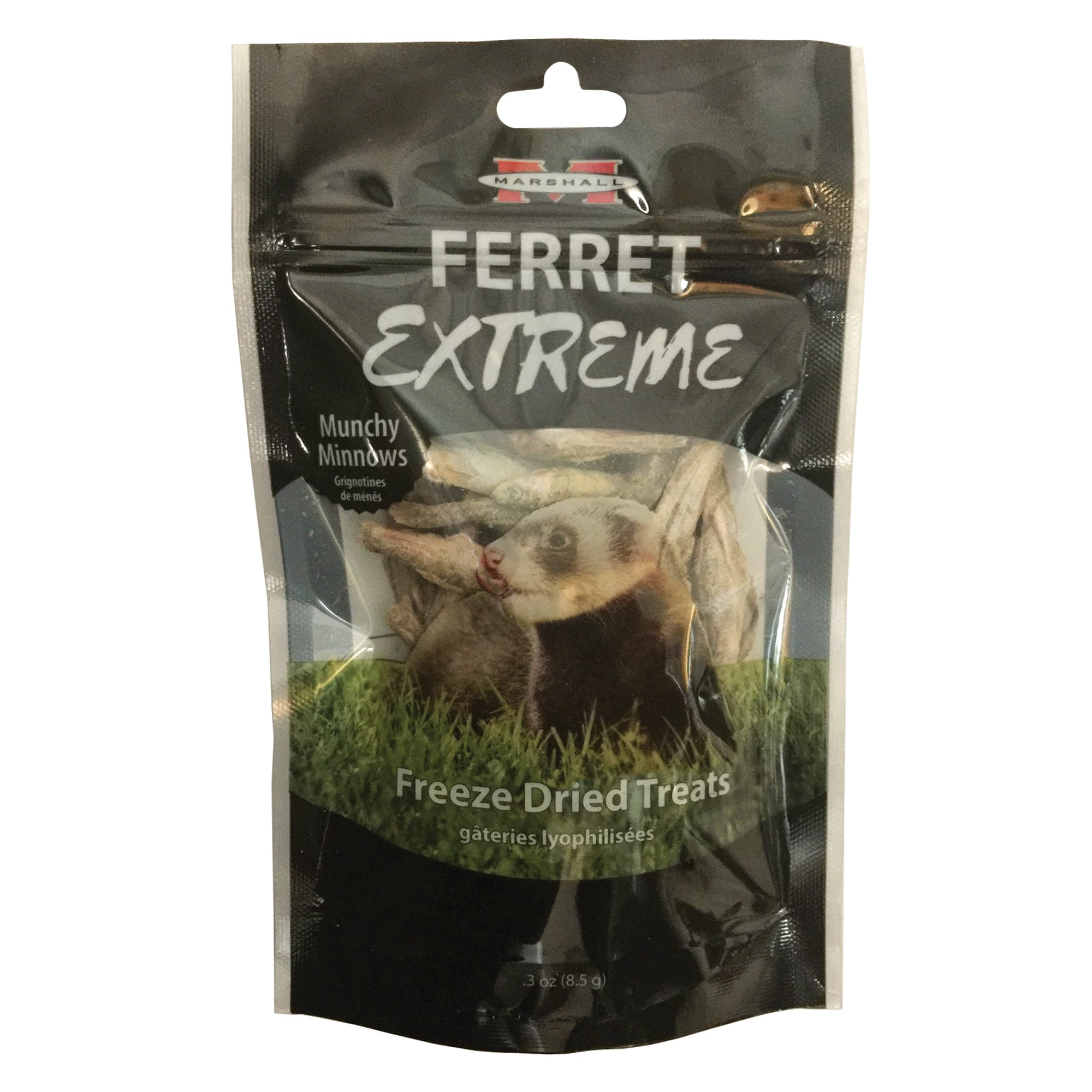 Marshall Ferret Extreme Freeze Dried Munchy Minnows Flavored Treats, 0.3 oz.