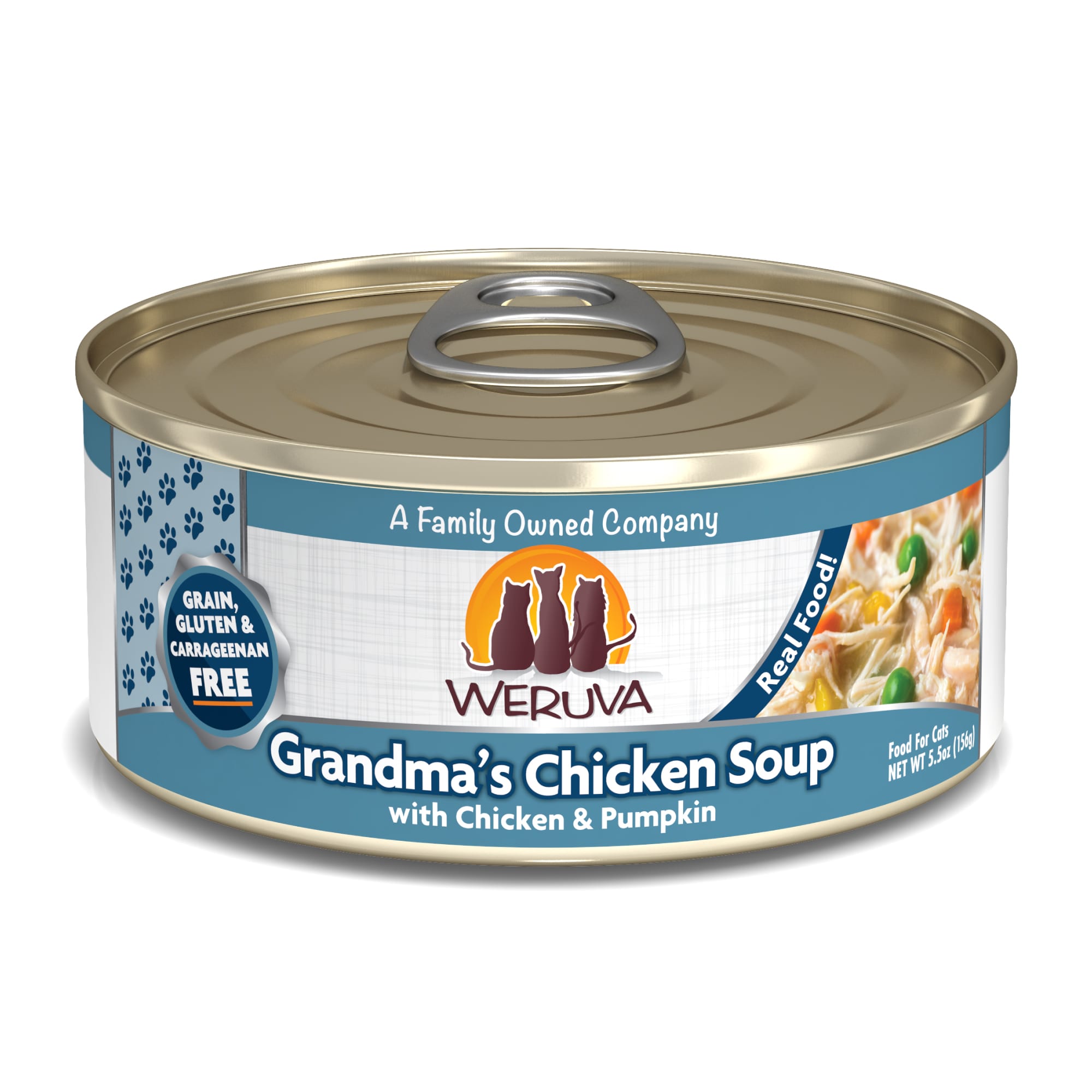 Weruva Grandma s Chicken Soup Canned Cat Food 3 oz Case of 24