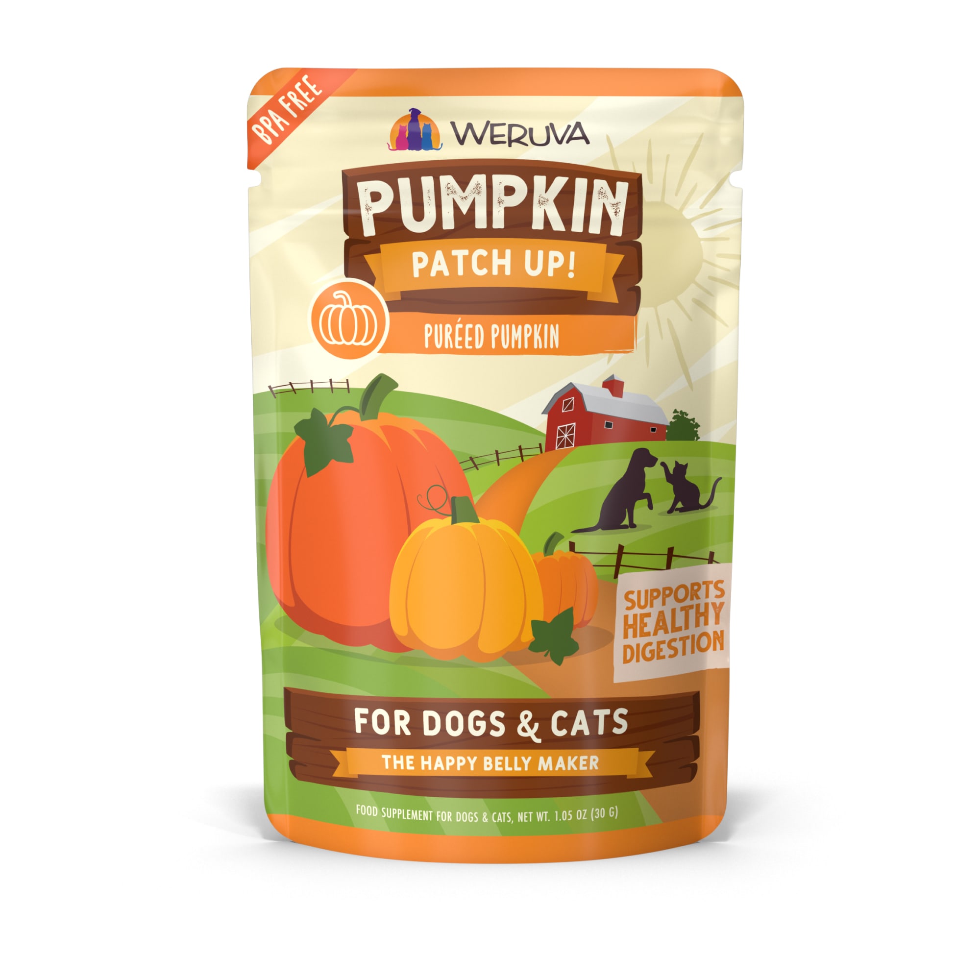 Pumpkin Patch Up! Digestive Health Puree for Dogs & Cats