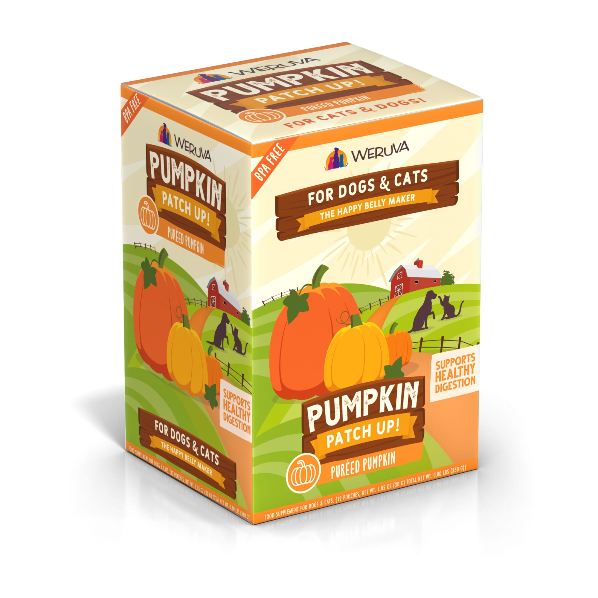 Pumpkin Patch Up Pureed Pumpkin Food Supplement for Dogs and Cats