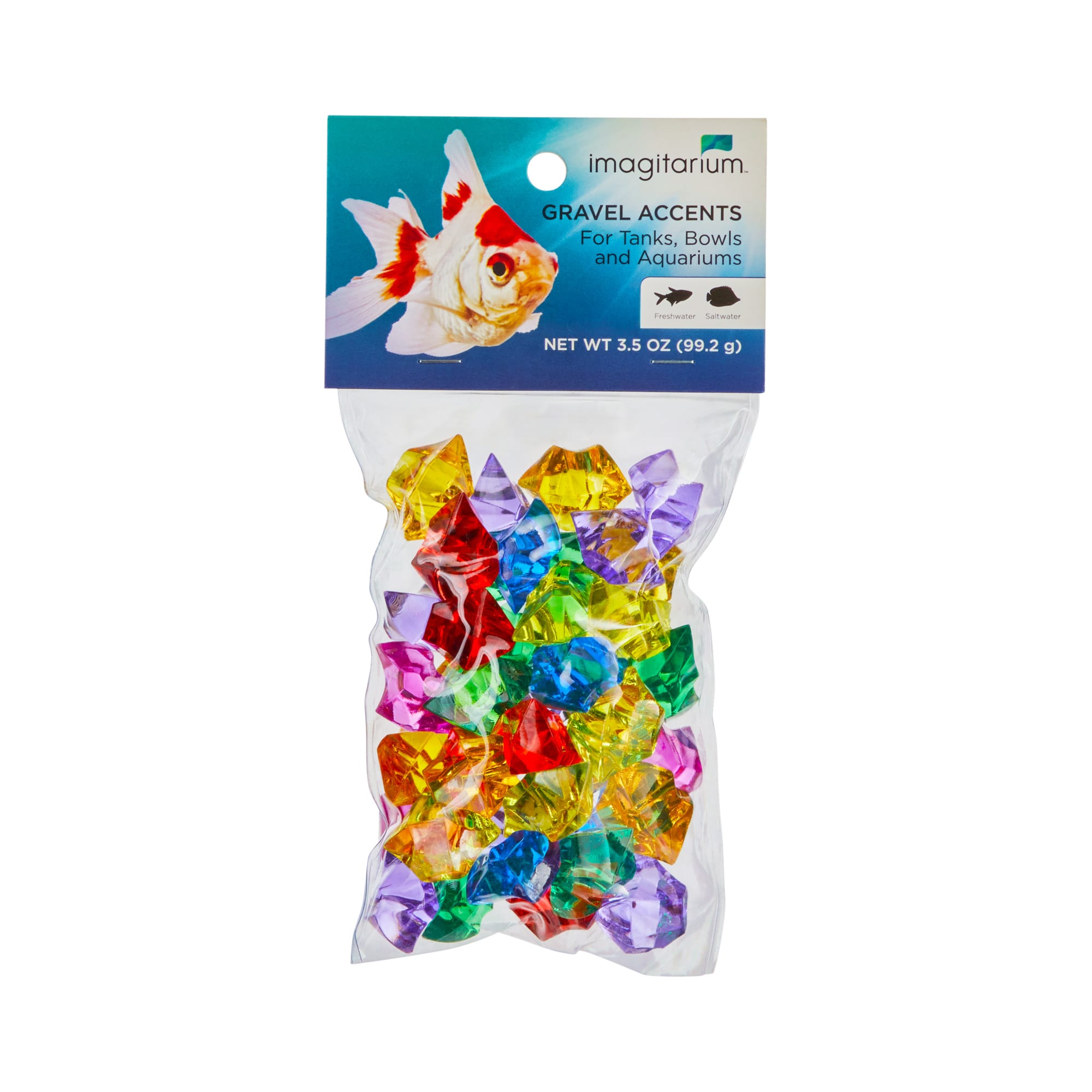 Imagitarium Rainbow Jewel Aquarium Gravel Accent Mix, 3.5 oz. Petco