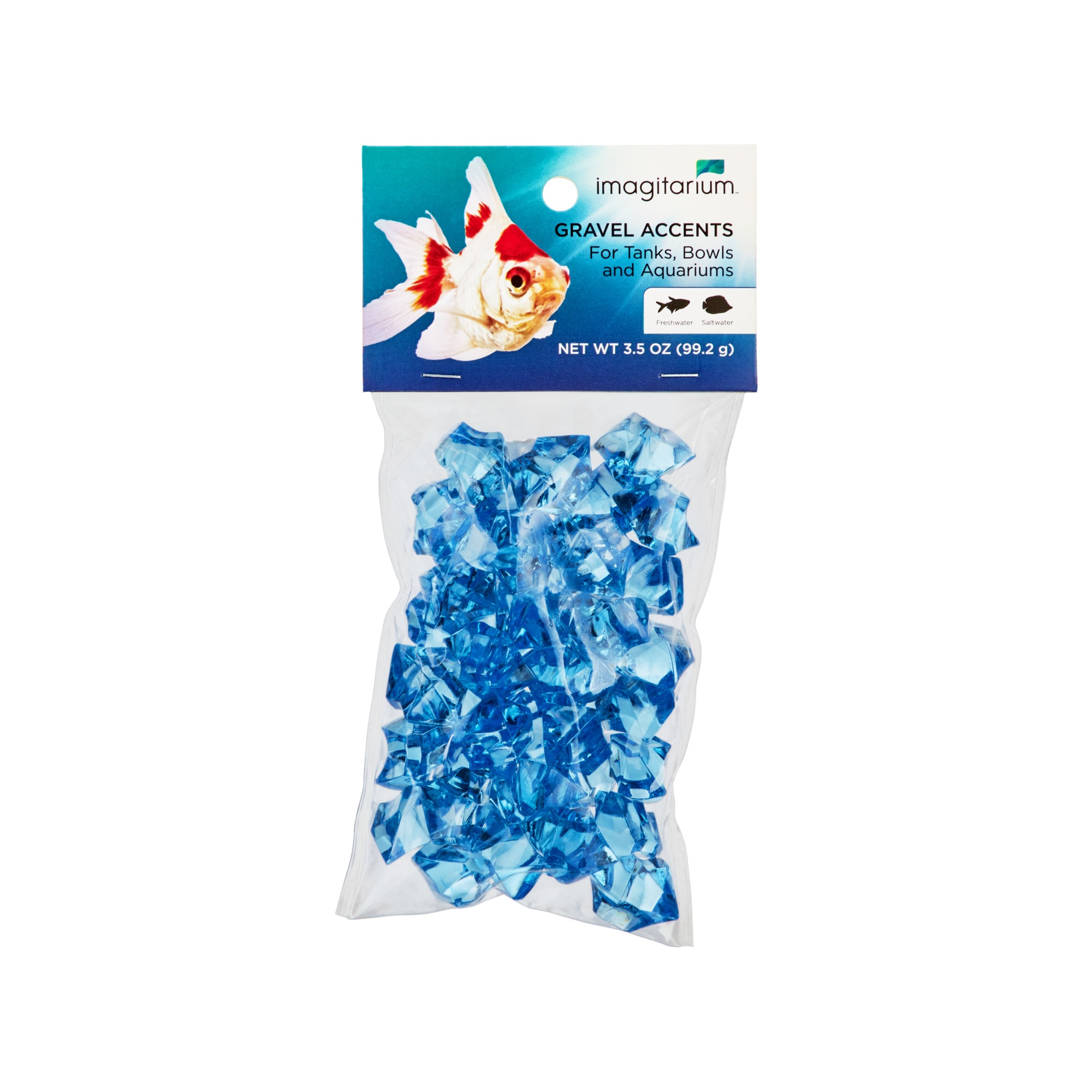 Imagitarium Blue Jewel Aquarium Gravel Accent Mix, 3.5 oz. Petco