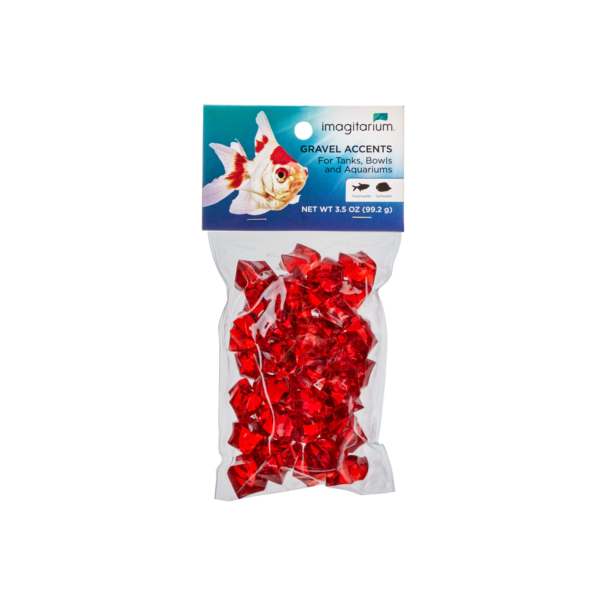 Imagitarium Red Jewel Aquarium Gravel Accent Mix, 3.5 oz. Petco