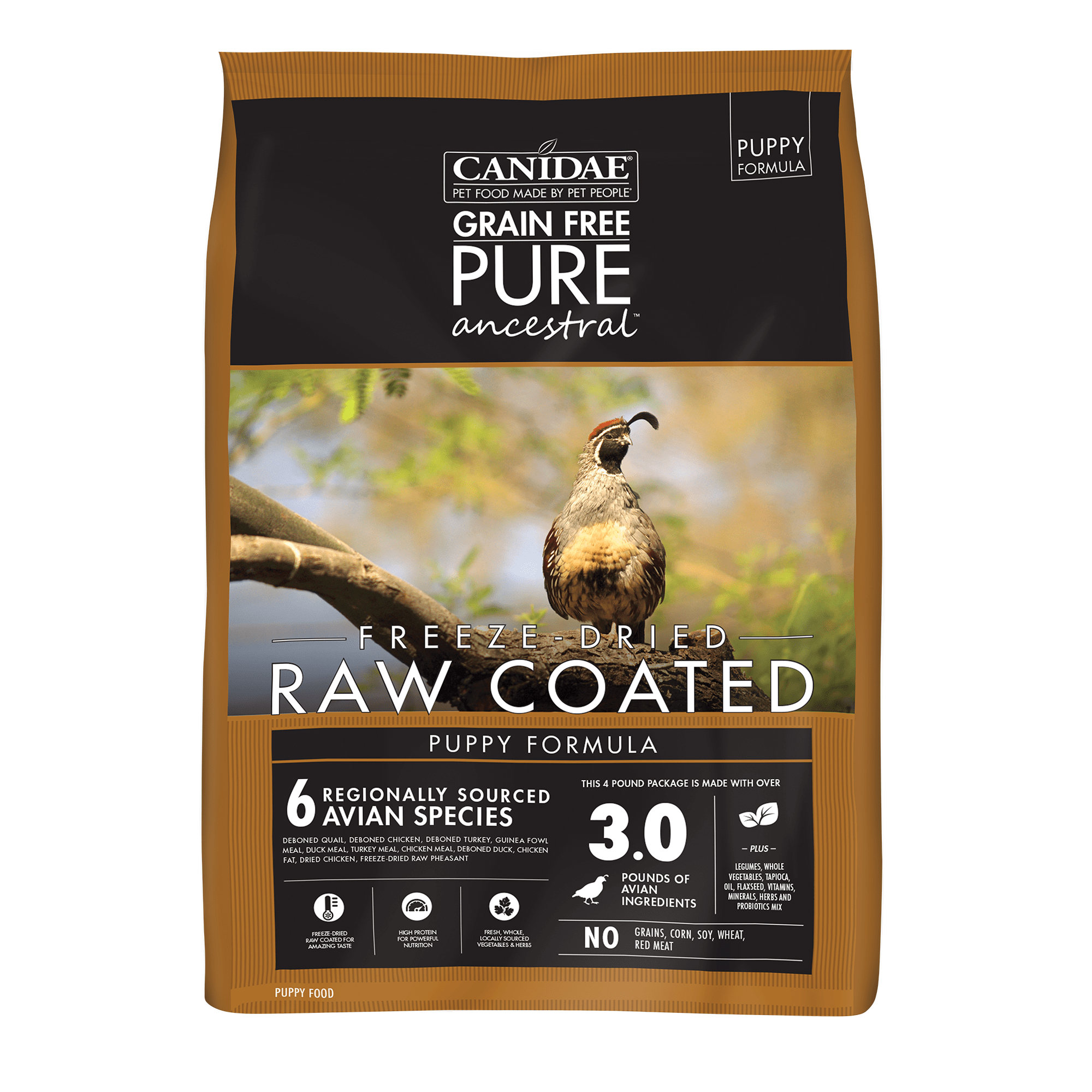 canidae freeze dried raw coated