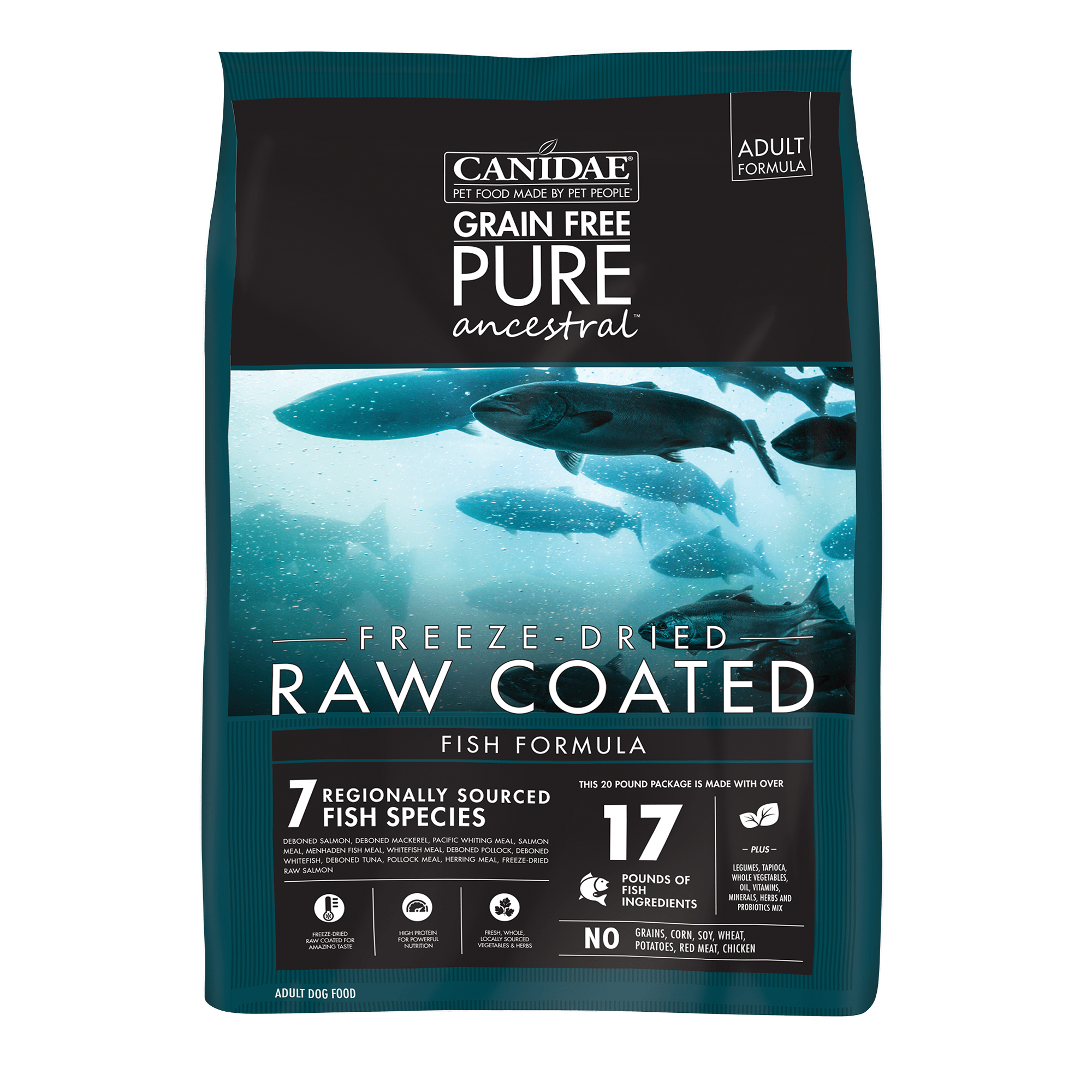 fish dog food with grain