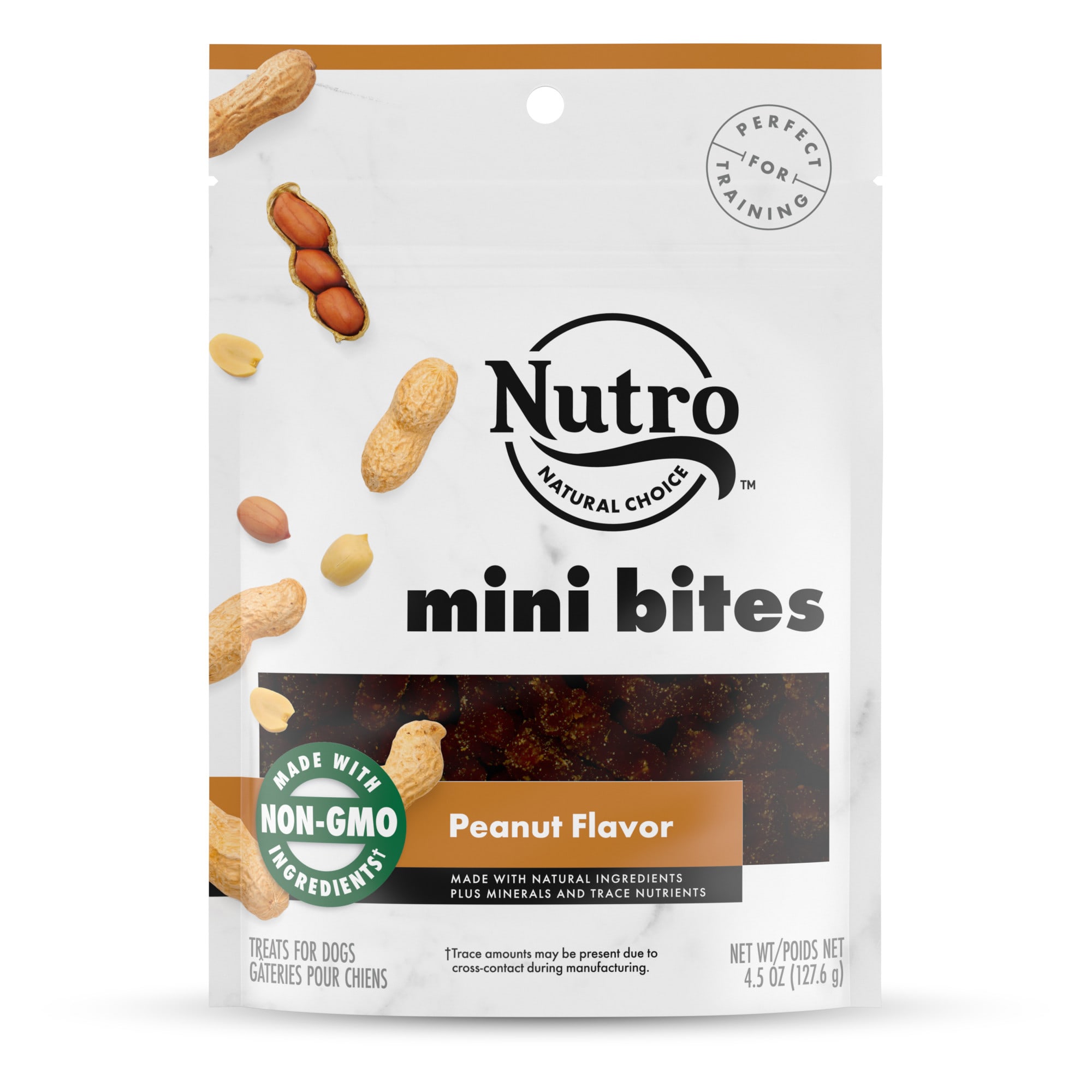 UPC 079105126236 product image for Nutro Mini Bites Peanut Flavor Natural Dog Treats, 4.5 oz. | upcitemdb.com