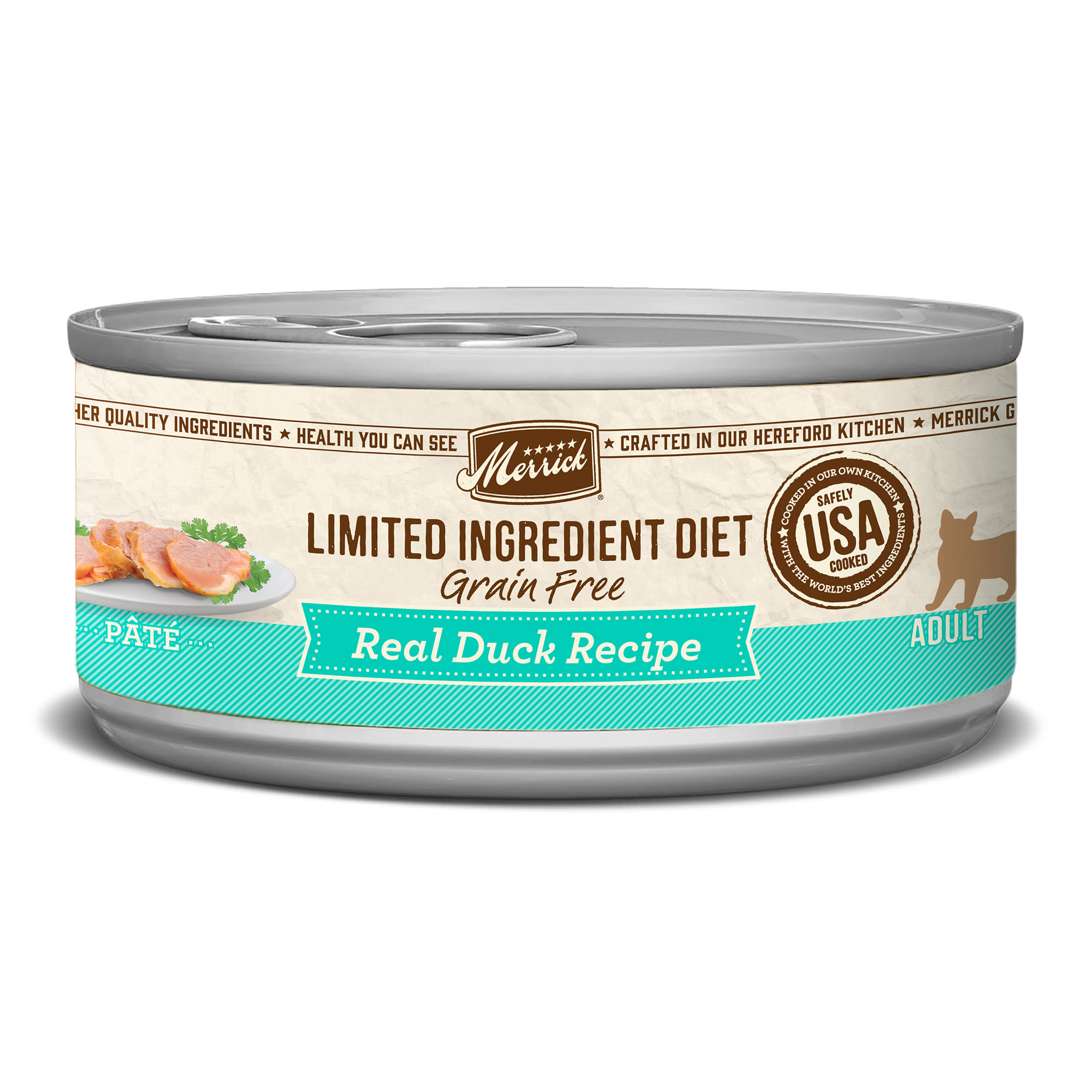 Merrick Limited Ingredient Diet Grain Free Duck Canned Cat Food, 2.75